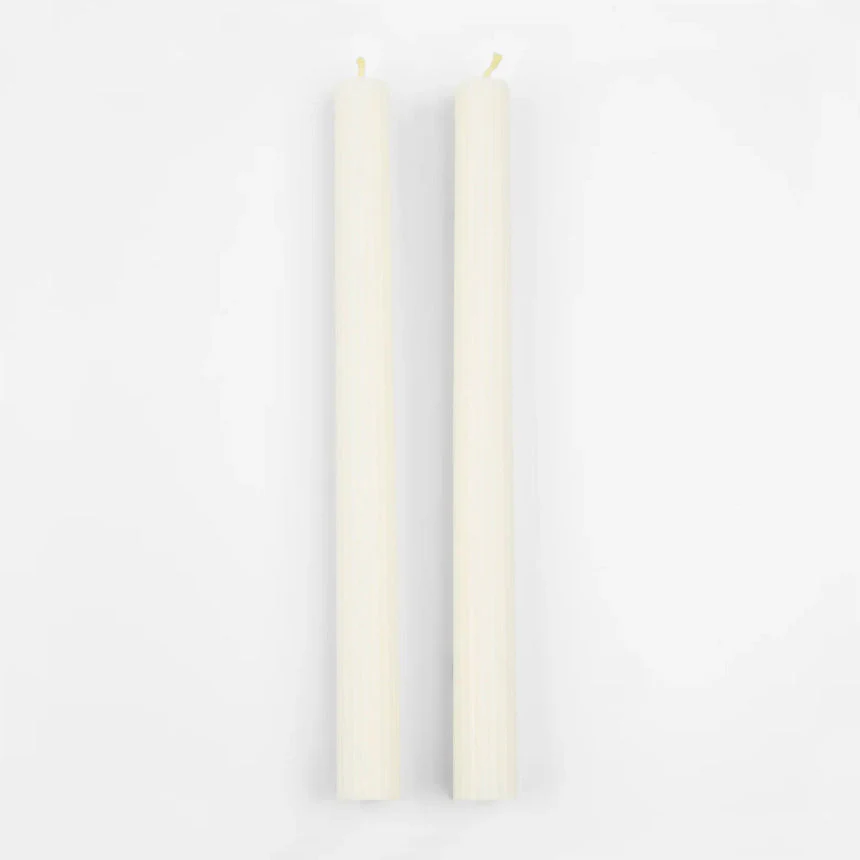Ivory Table Candles - Pack of 2 - Image 3