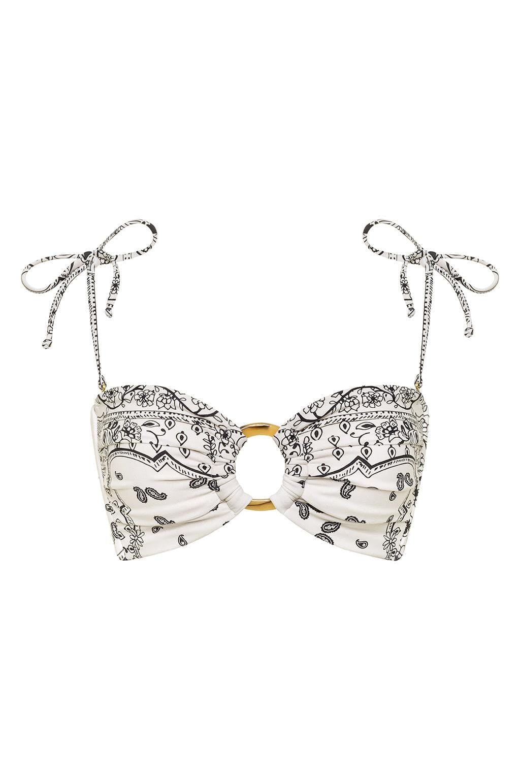 Ivy Bandana Tori Ties Bandeau Bikini Top - Image 5