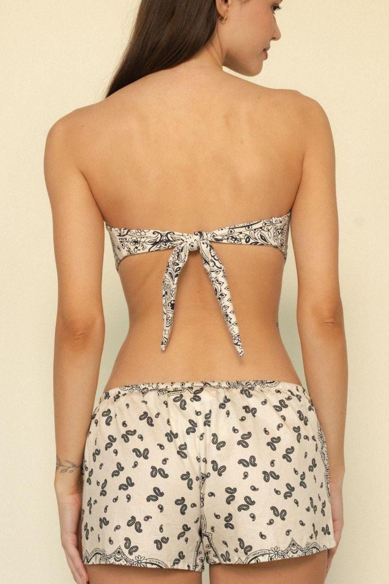 Ivy Bandana Tori Ties Bandeau Bikini Top - Image 7