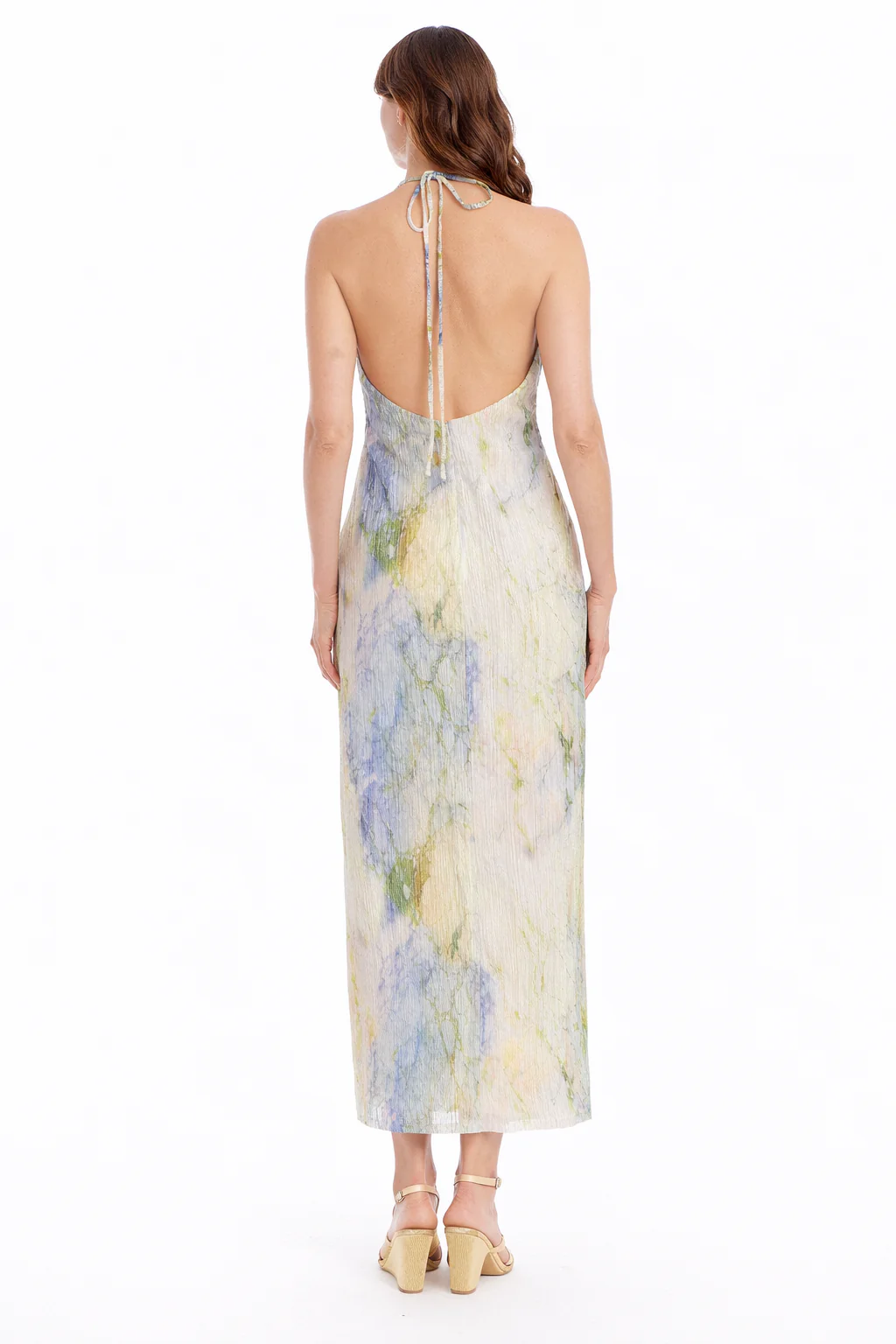 Naya Printed Halter Maxi Dress - Image 3