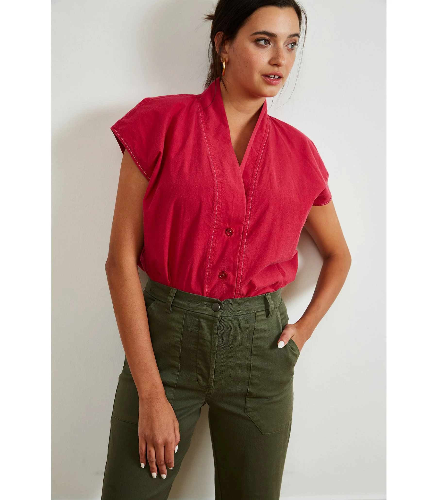 James Straight-Leg Work Pant - Pine - Image 3