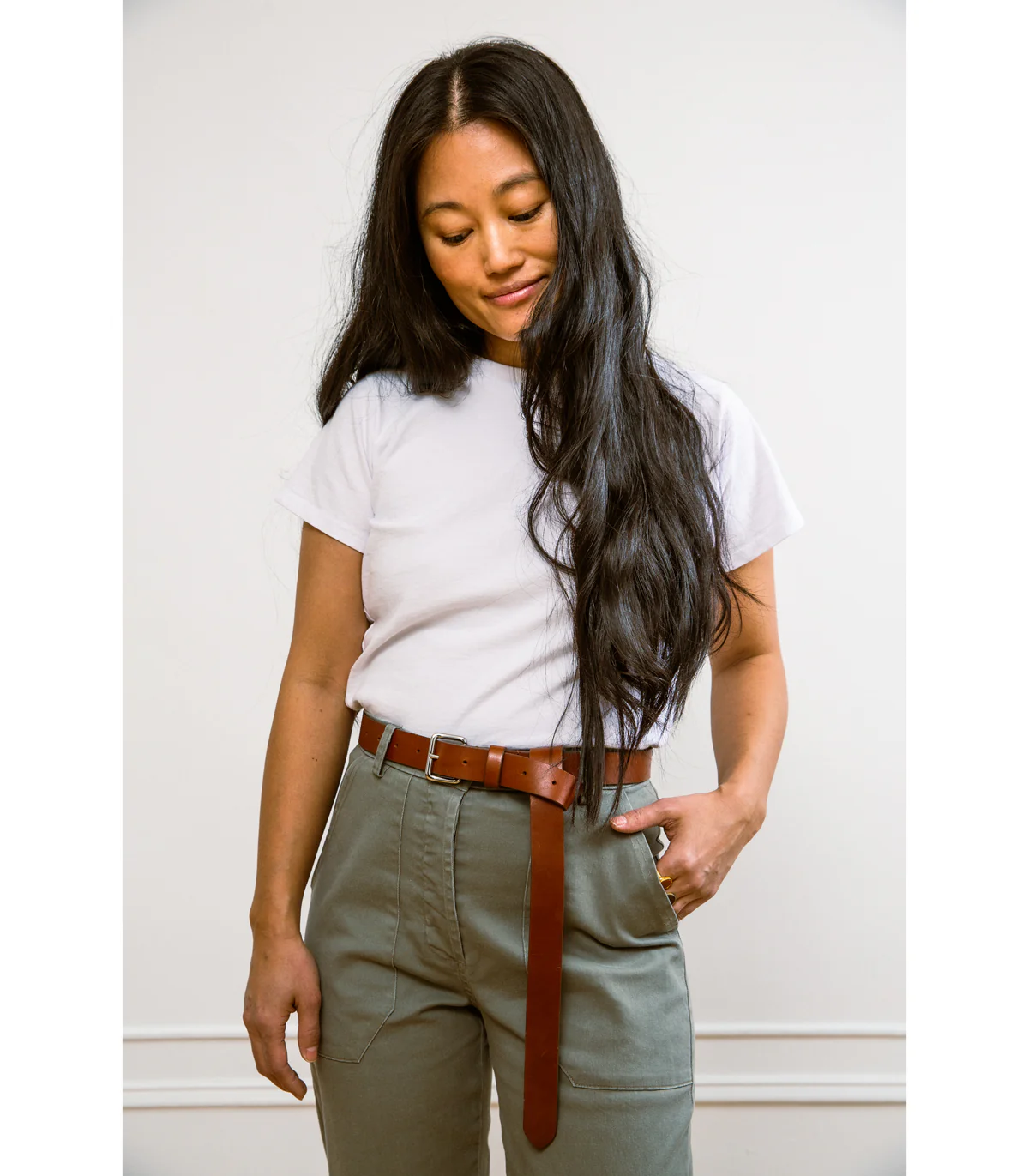 James Straight-Leg Work Pant - Sage - Image 5