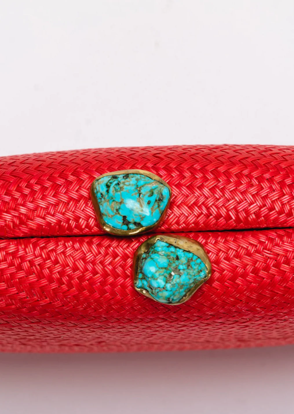 Jen clutch with turquoise stone - Image 4