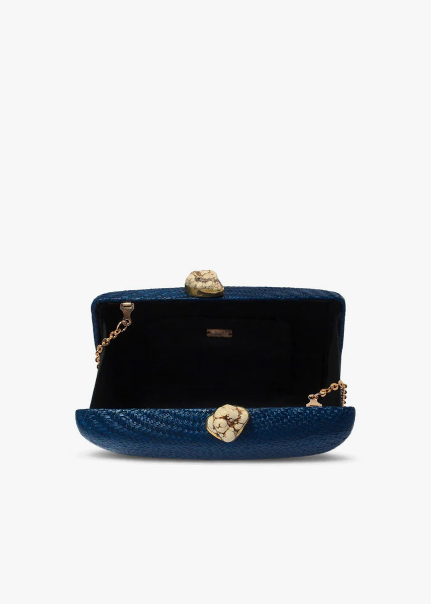 Jen clutch with white Stone - Image 2