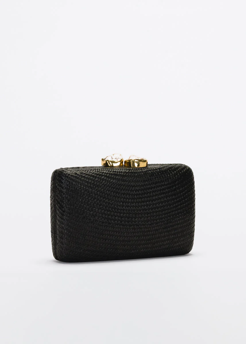 Jen clutch with white Stone - Image 3