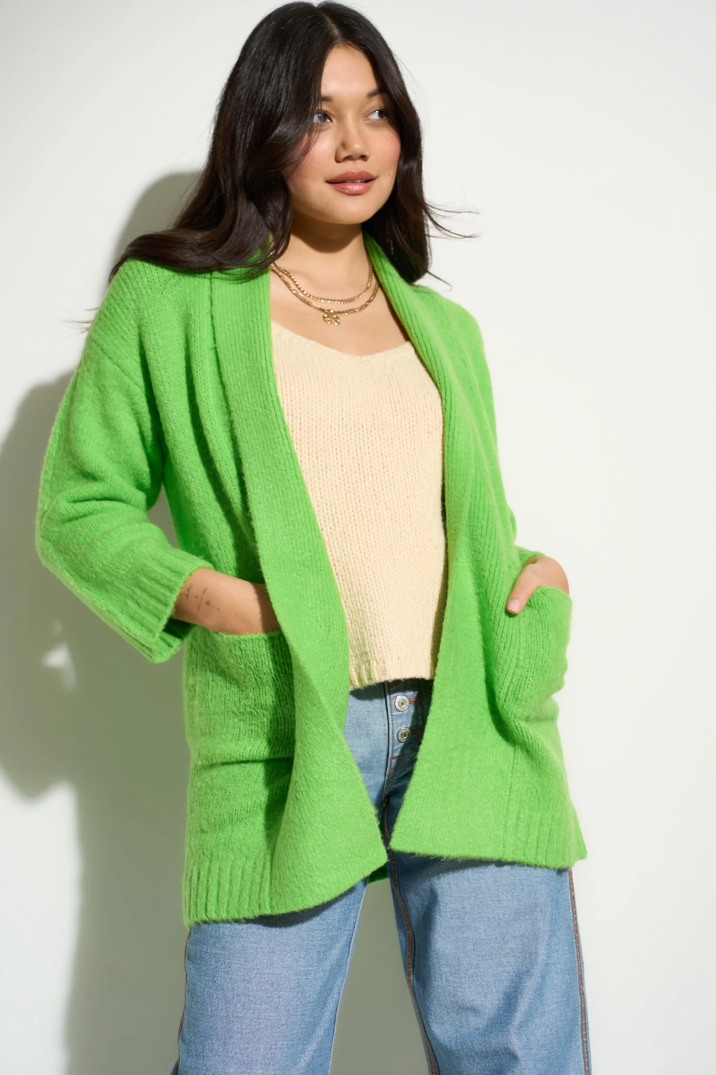 Juliet Cardigan - Green - Image 3