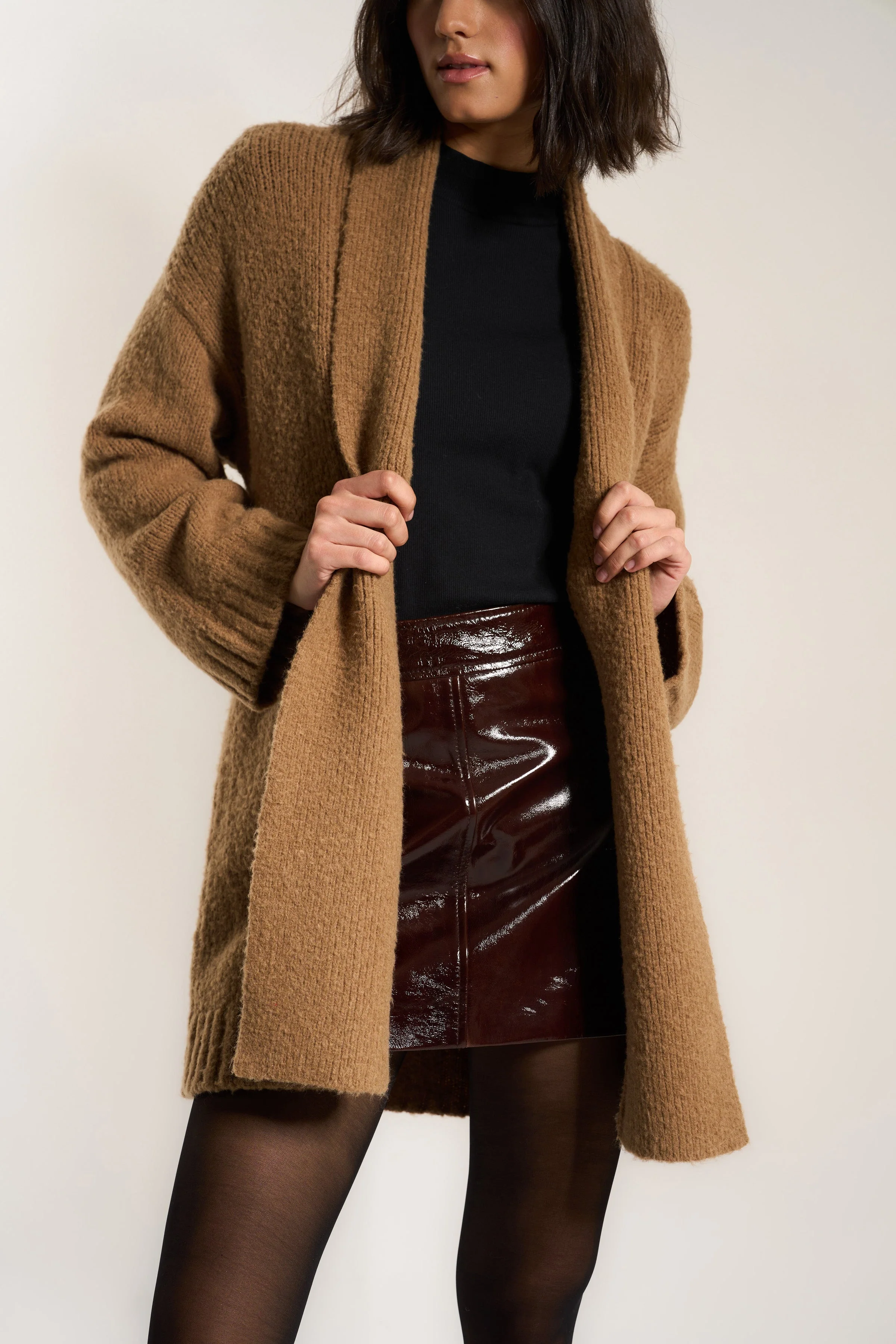 Juliet Cardigan - Raw Umber