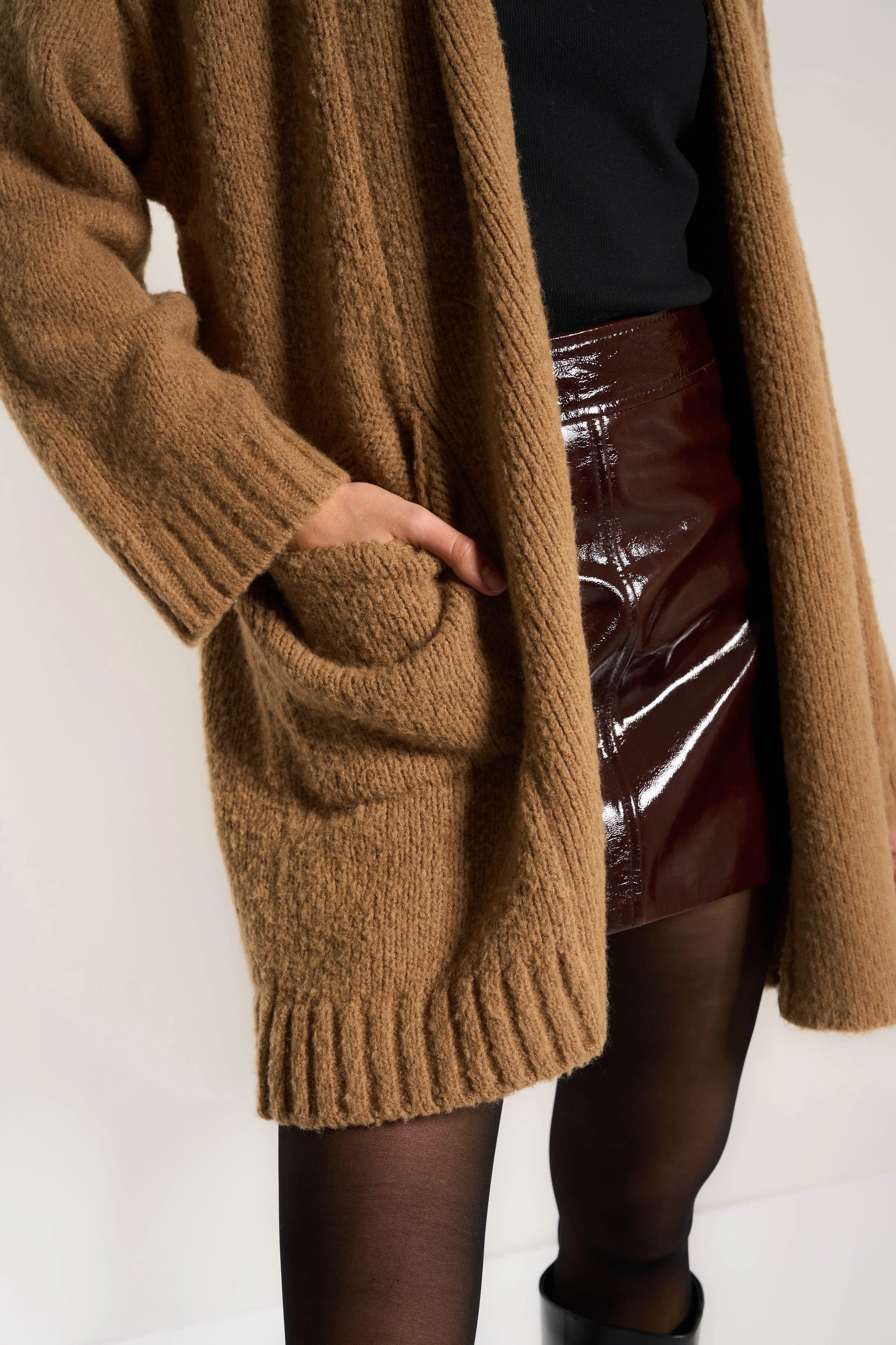 Juliet Cardigan - Raw Umber - Image 4