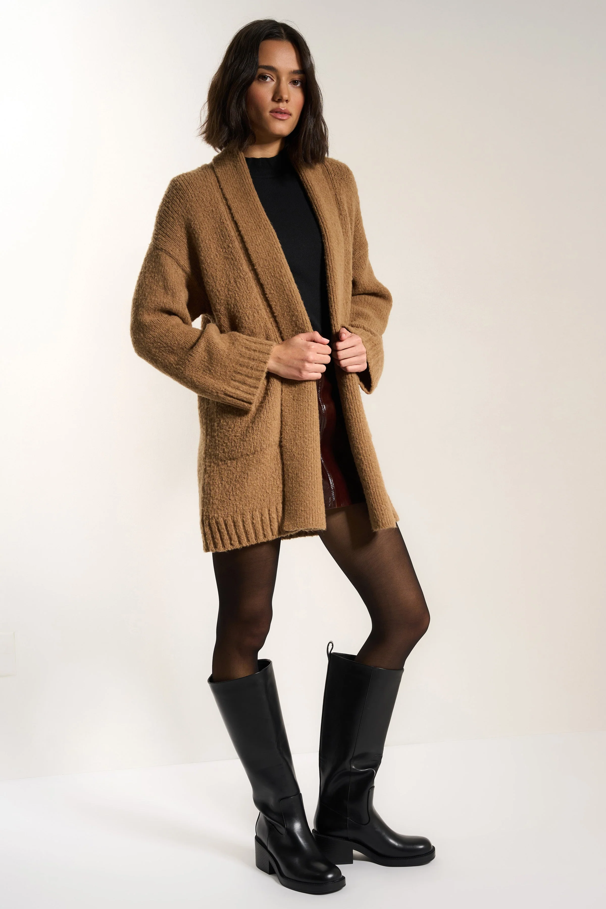Juliet Cardigan - Raw Umber - Image 5