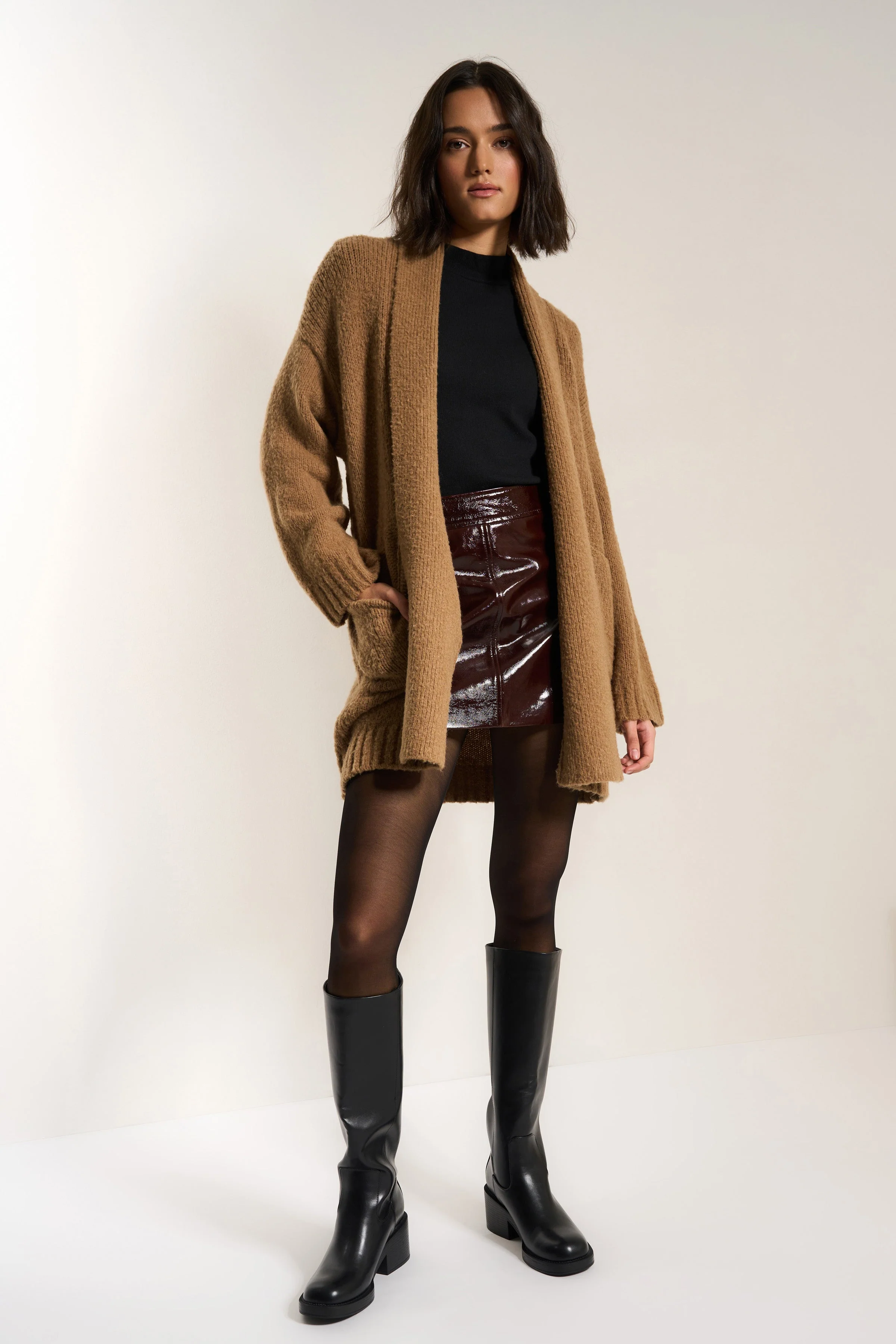 Juliet Cardigan - Raw Umber - Image 6