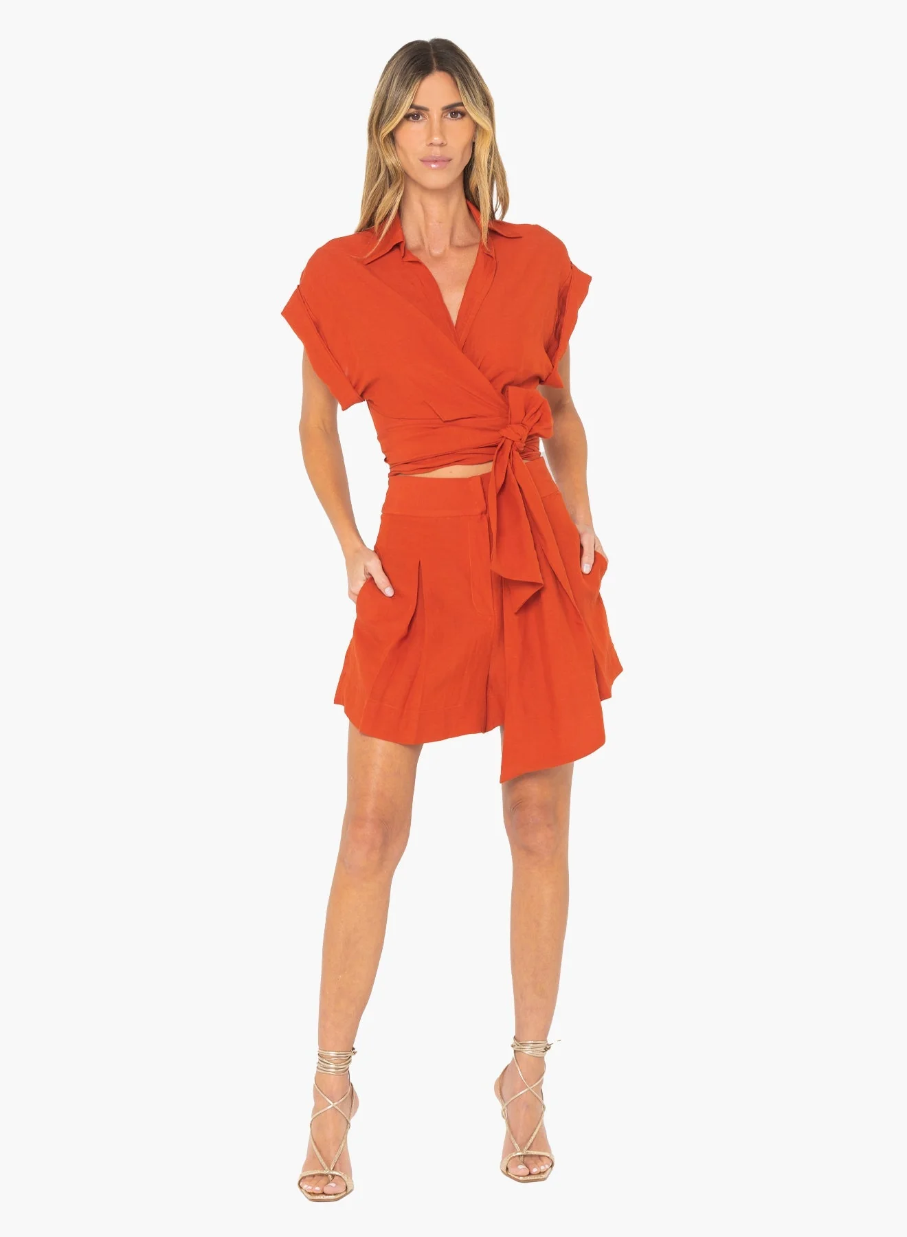 Kasey Top - Orange - Image 3