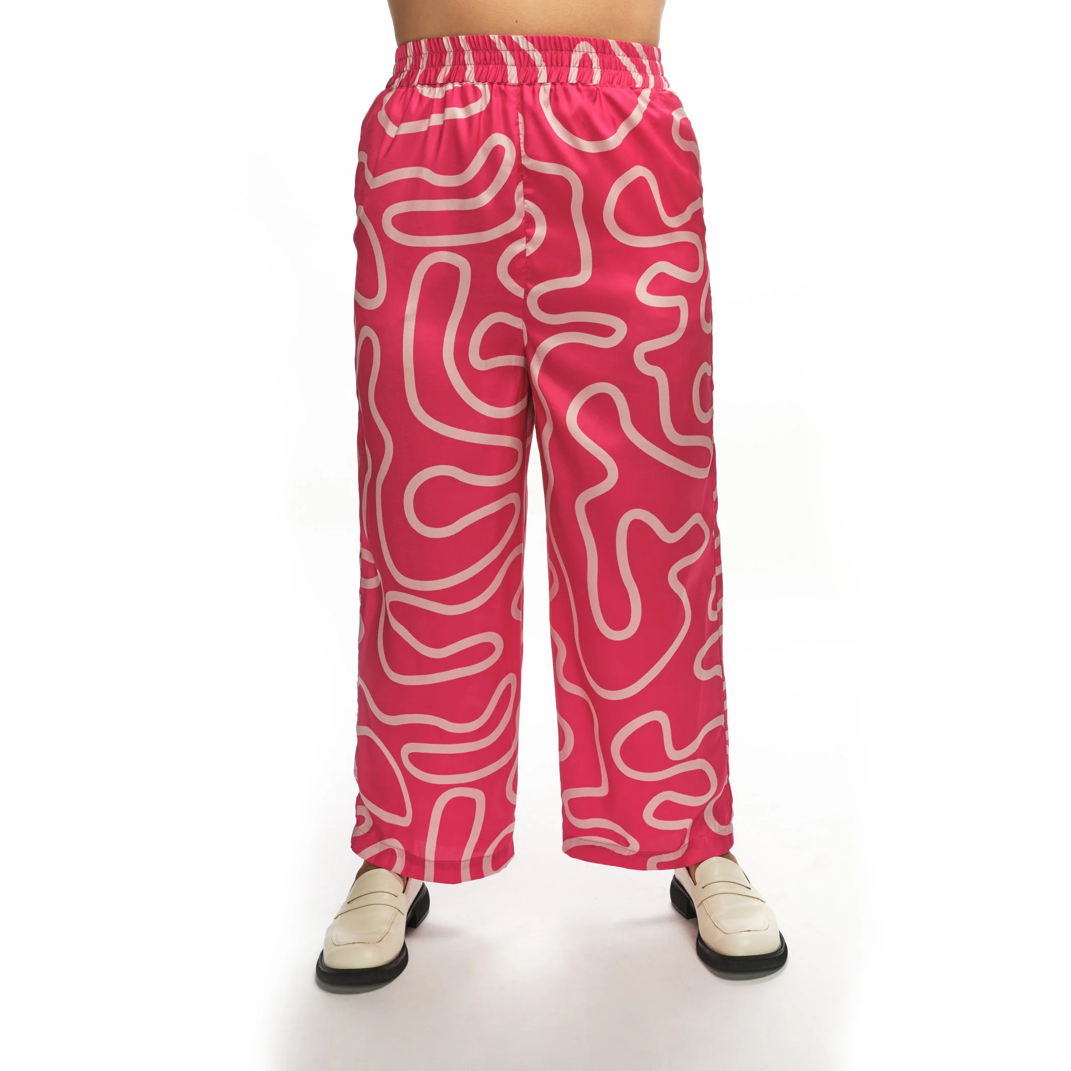 Kitt Pants - Hot Pink Squiggle - Image 2