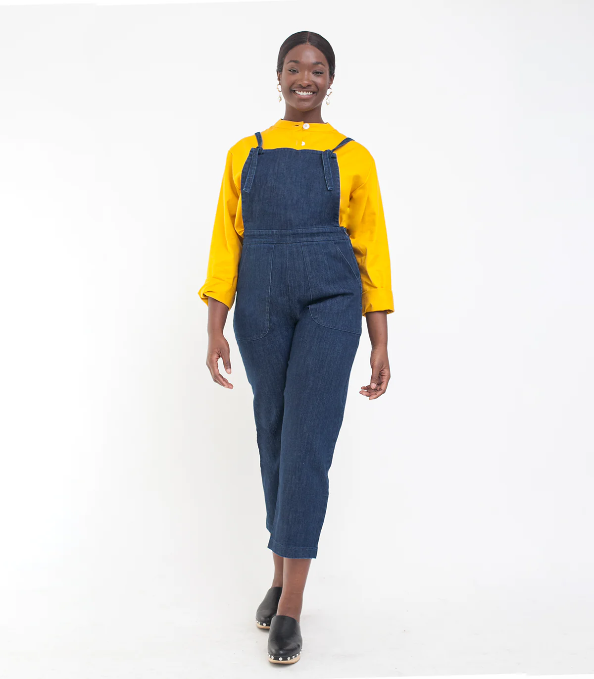 Knot Overalls - Dark Indigo - Image 4