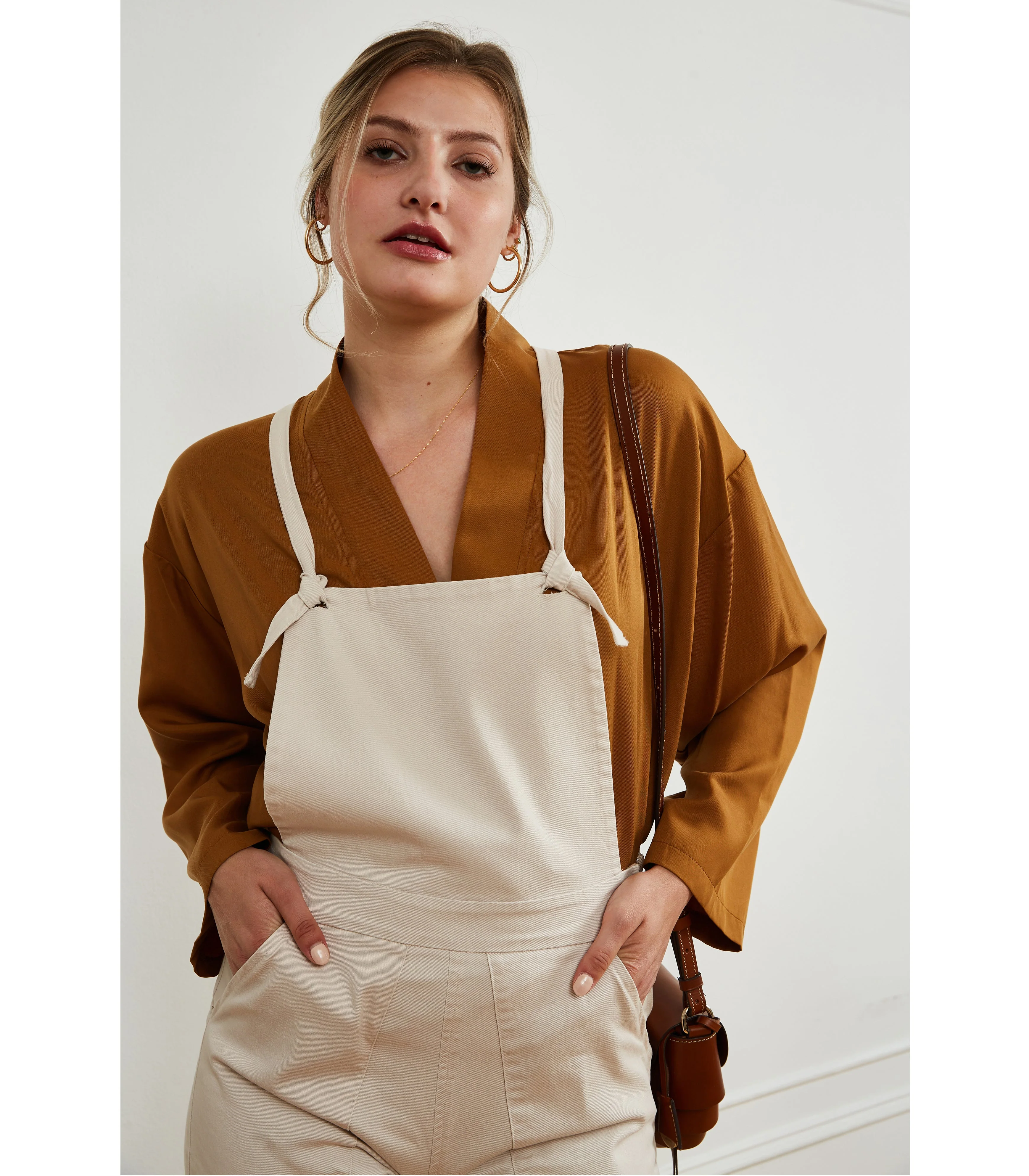 Knot Overalls - Sand - Image 3