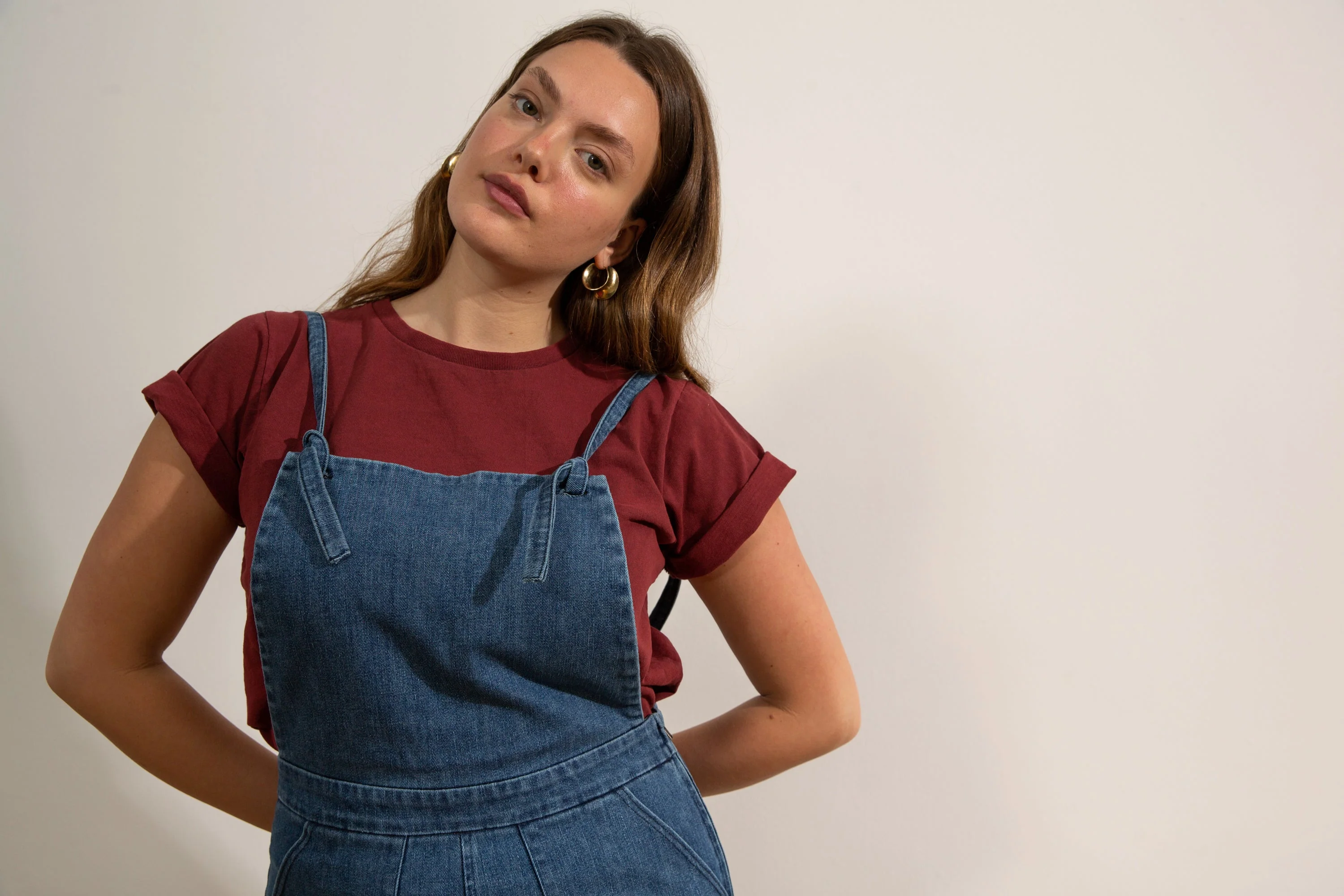 Knot Overalls - Washed Indigo - Image 4