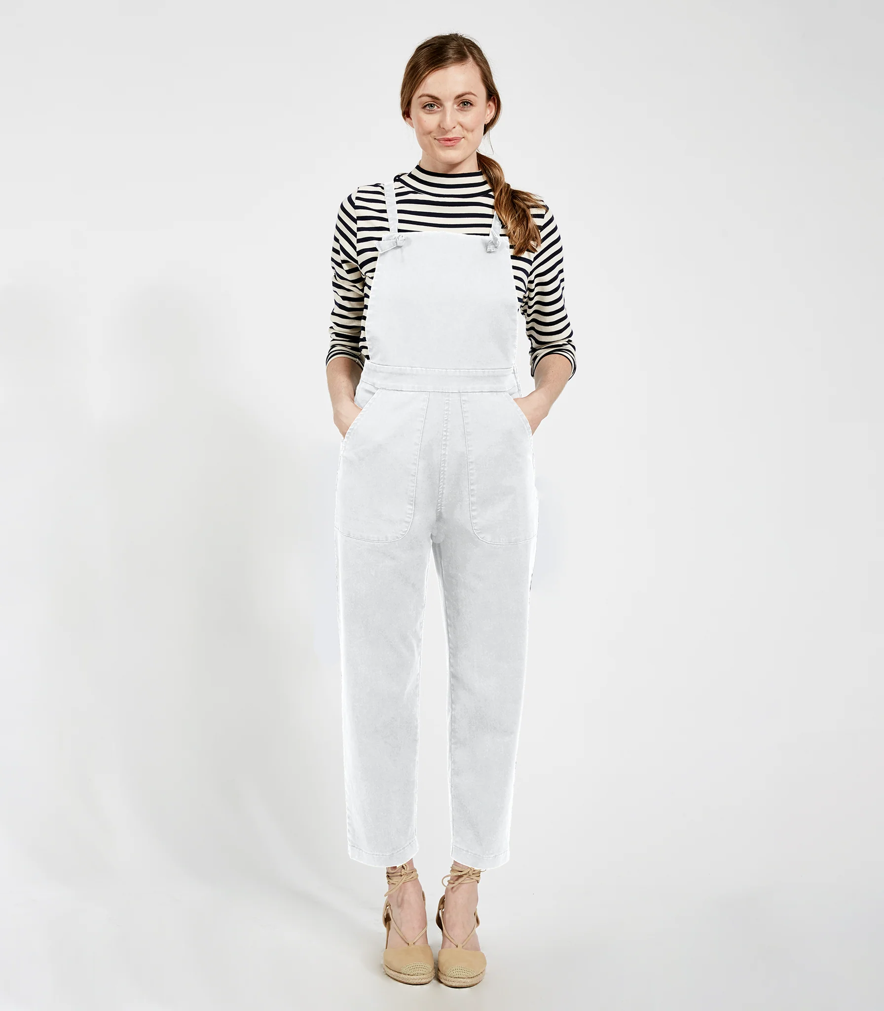 Knot Overalls - White - Image 5