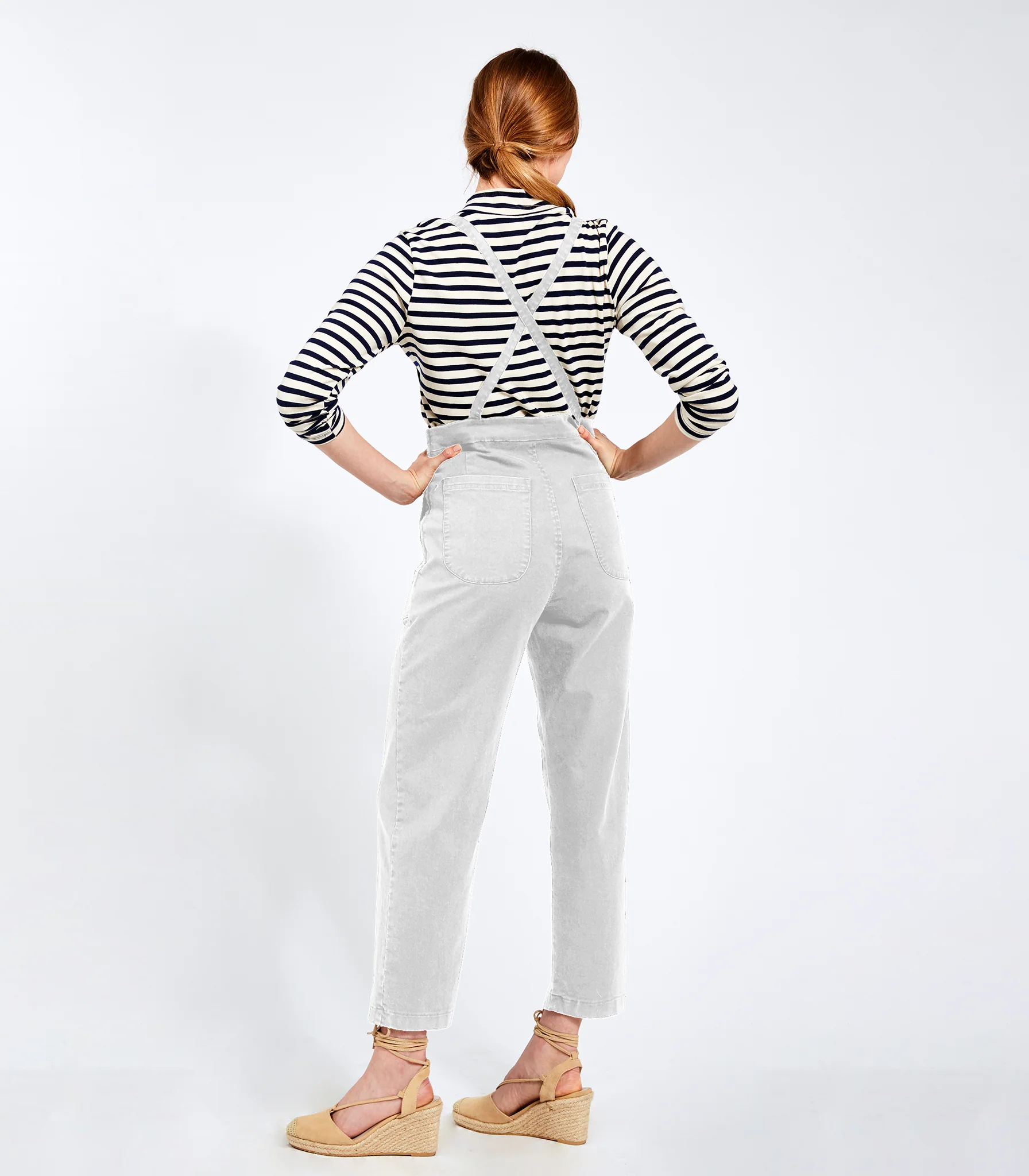 Knot Overalls - White - Image 6