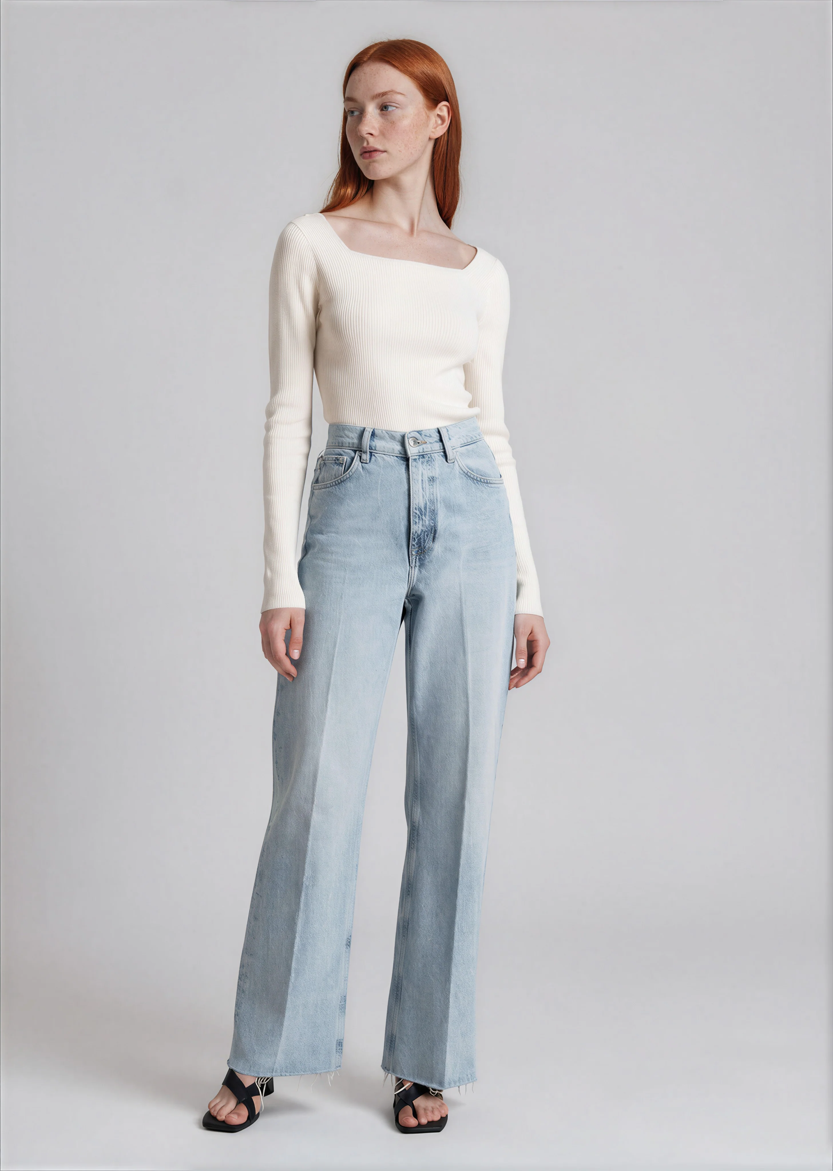 Amela Sweater - White