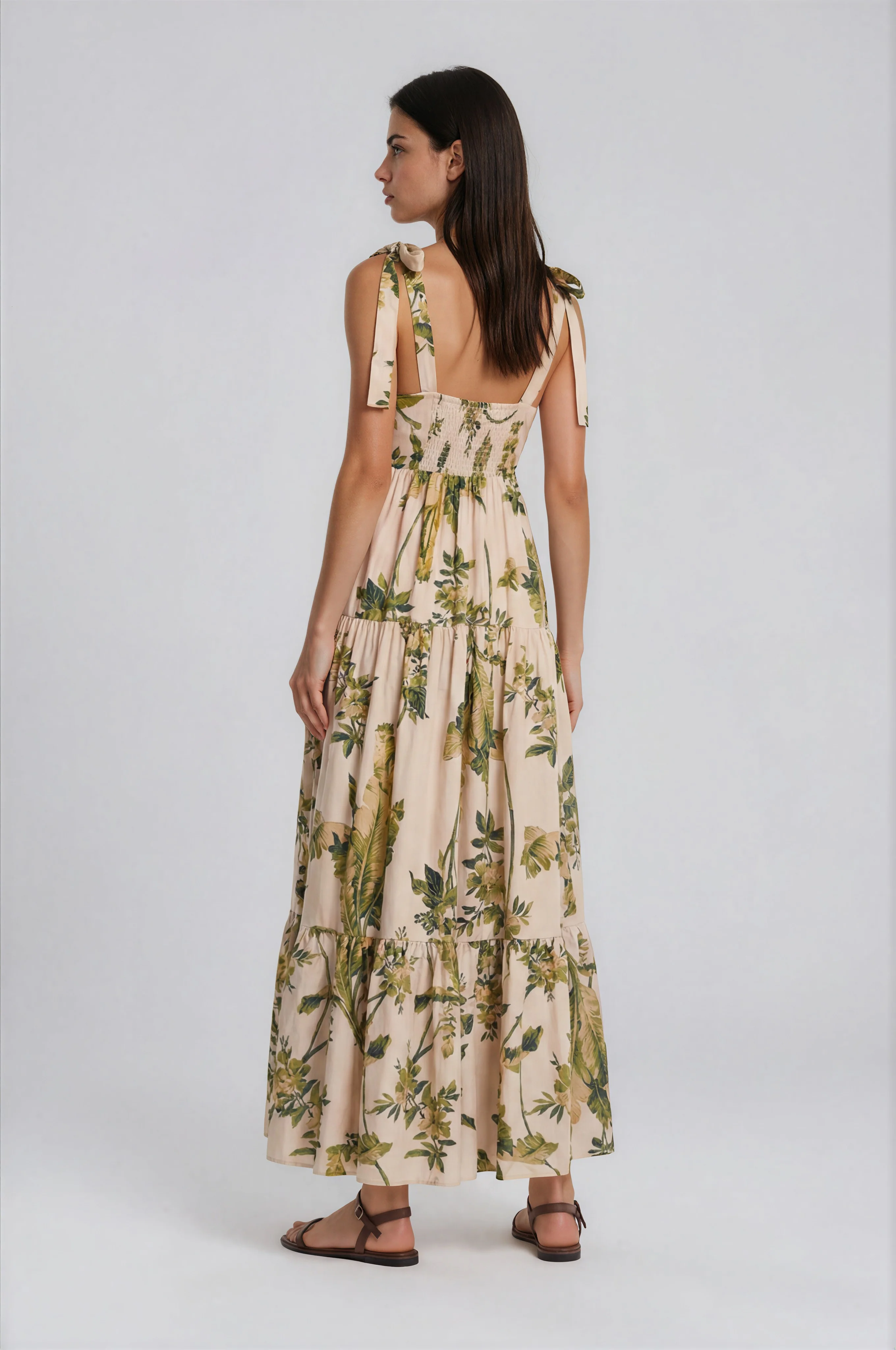 Rosalyn Dress - Beige - Image 2