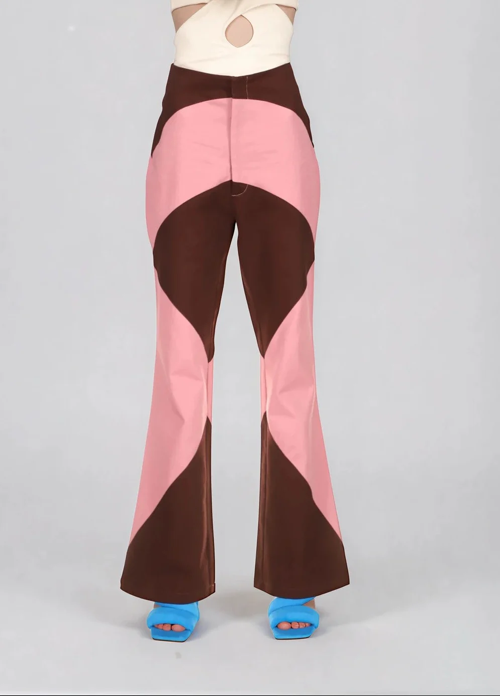 Lida Pant - Pink/Brown