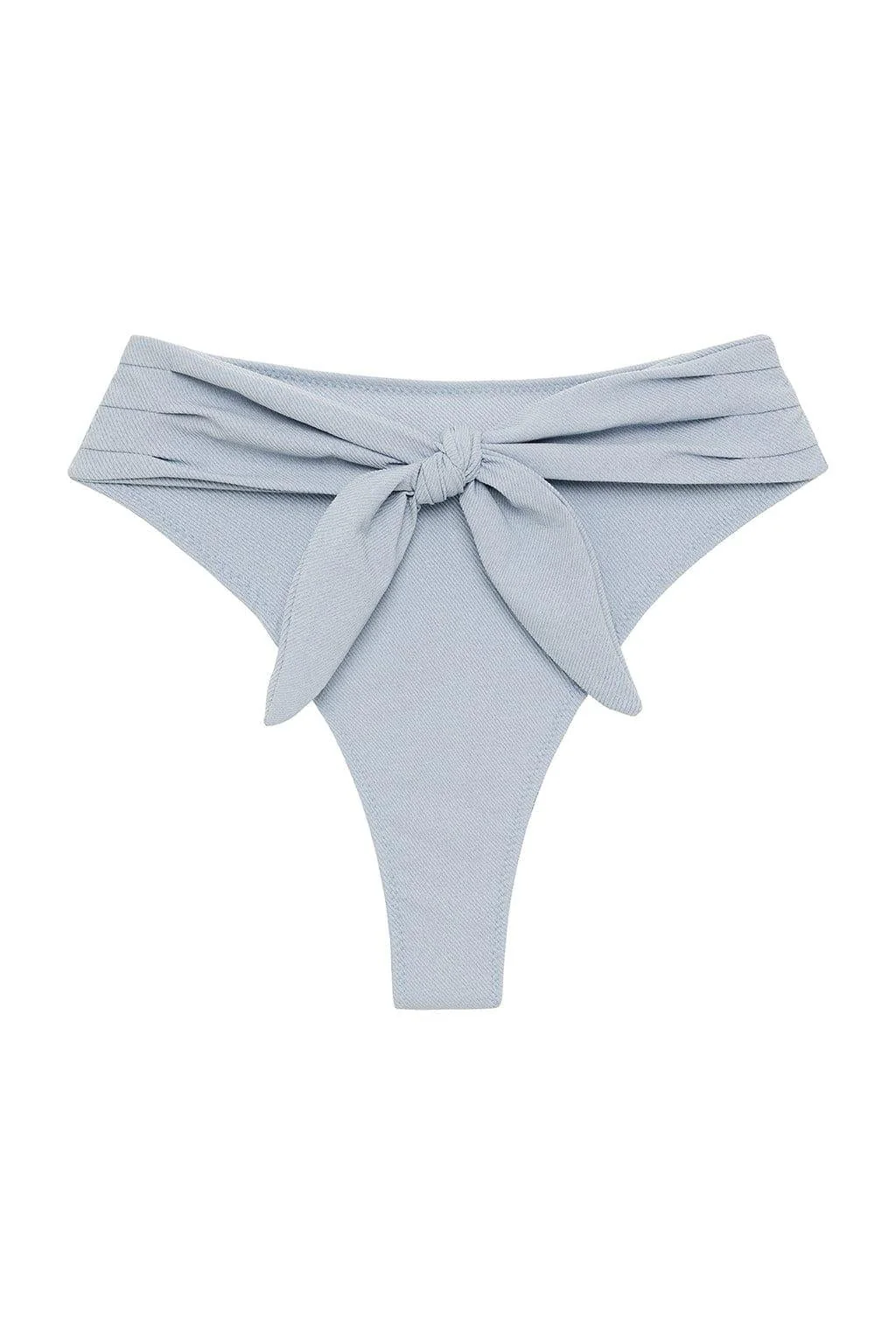Light Denim Paula Tie-Up Bikini Bottom - Image 2