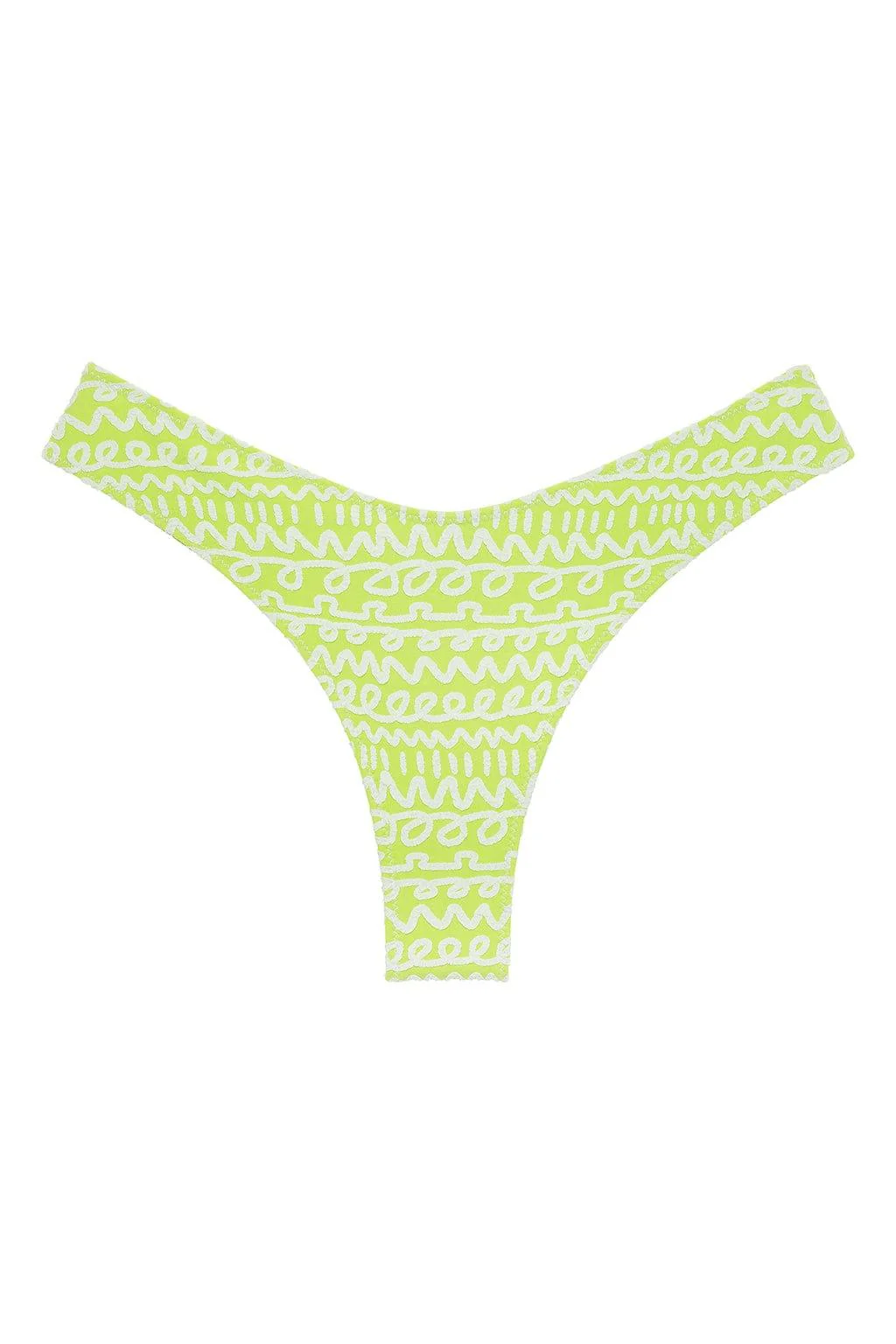 Lime Icing Lulu (Zig-Zag Stitch) Bikini Bottom - Image 2