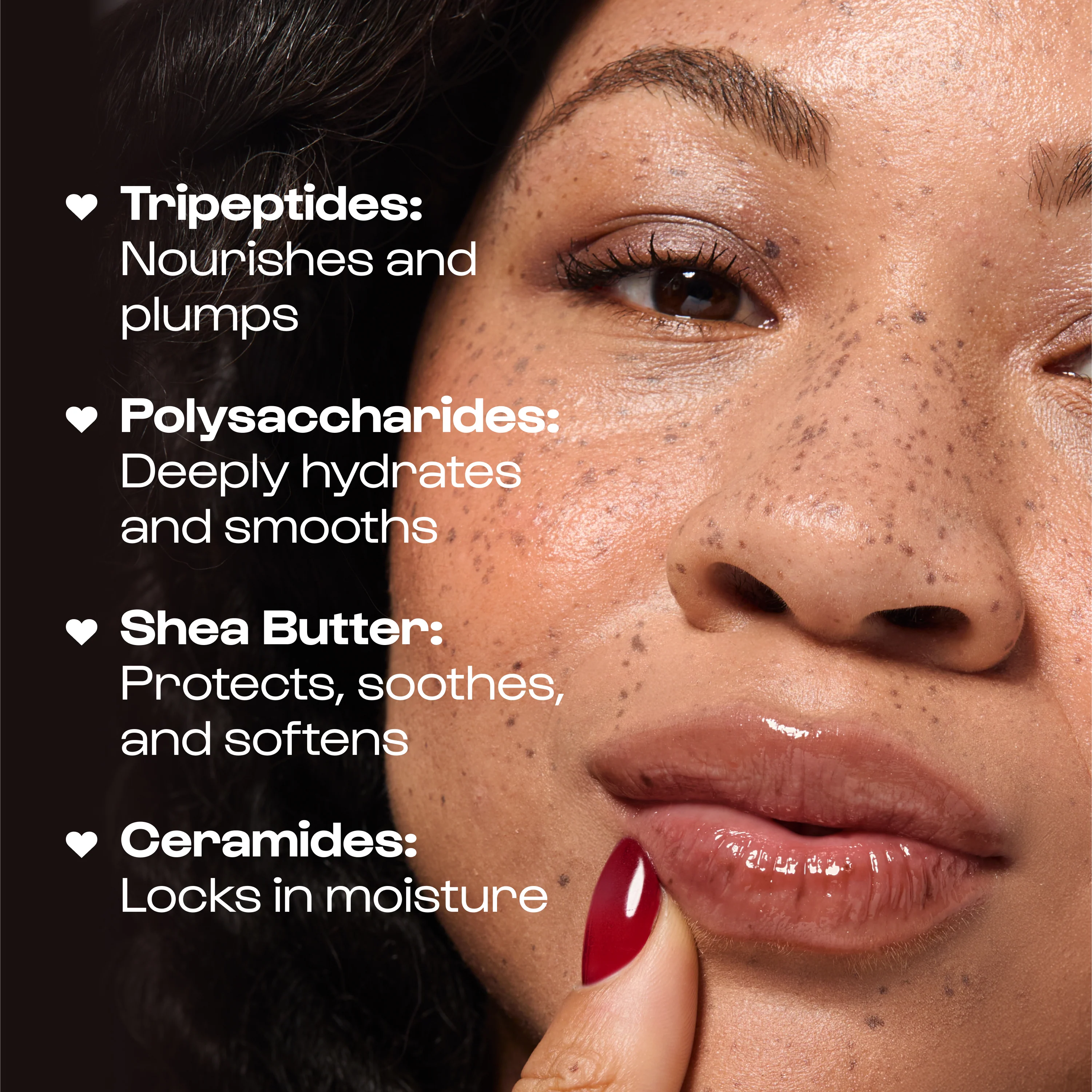 Lip Goals Triple Peptide Gloss - Coral Cheer - Image 3