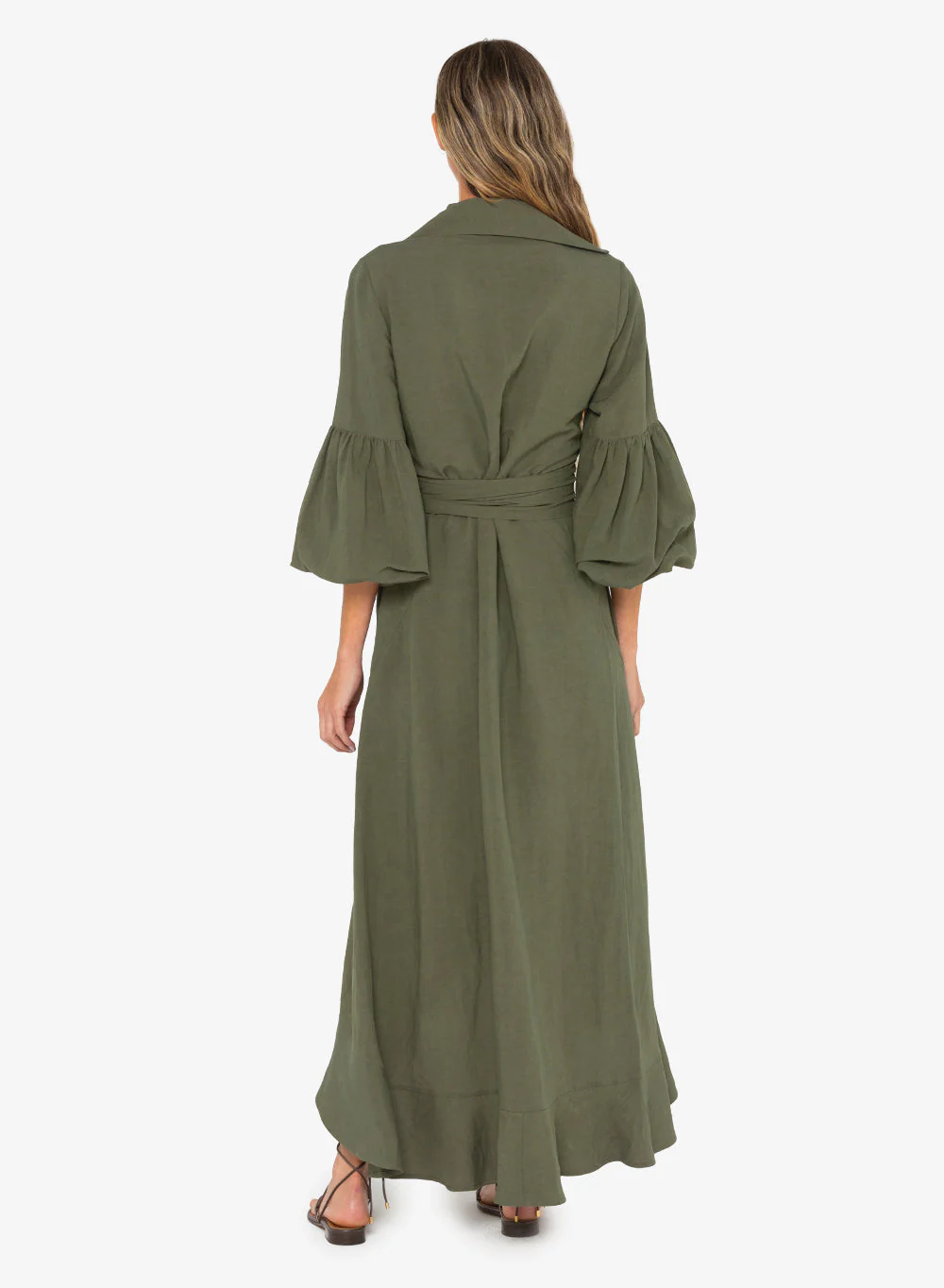 Lona Dress - Olive - Image 3