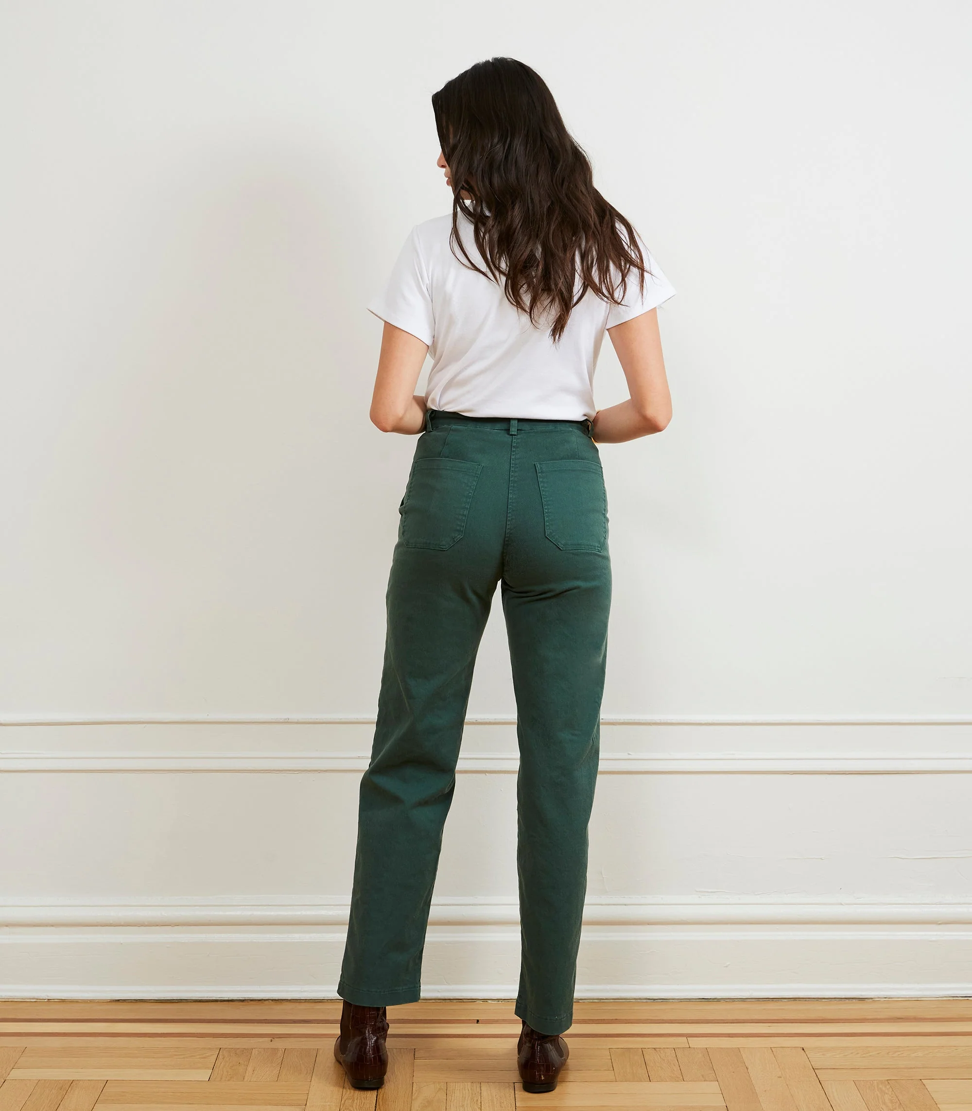 Long James Straight-Leg Work Pant - Hunter - Image 2