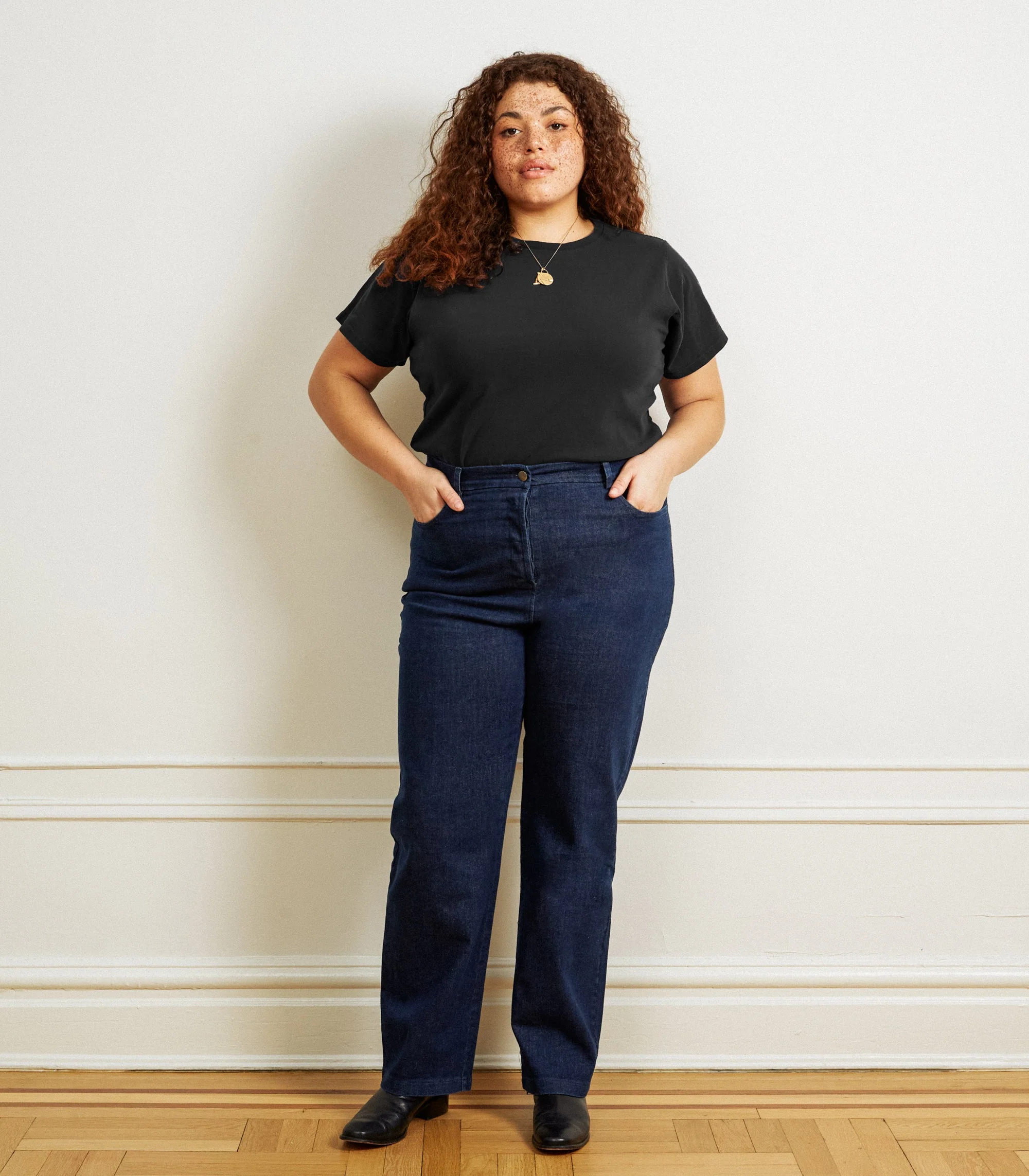 Long Parker Straight Leg Jeans - Dark Indigo - Image 5