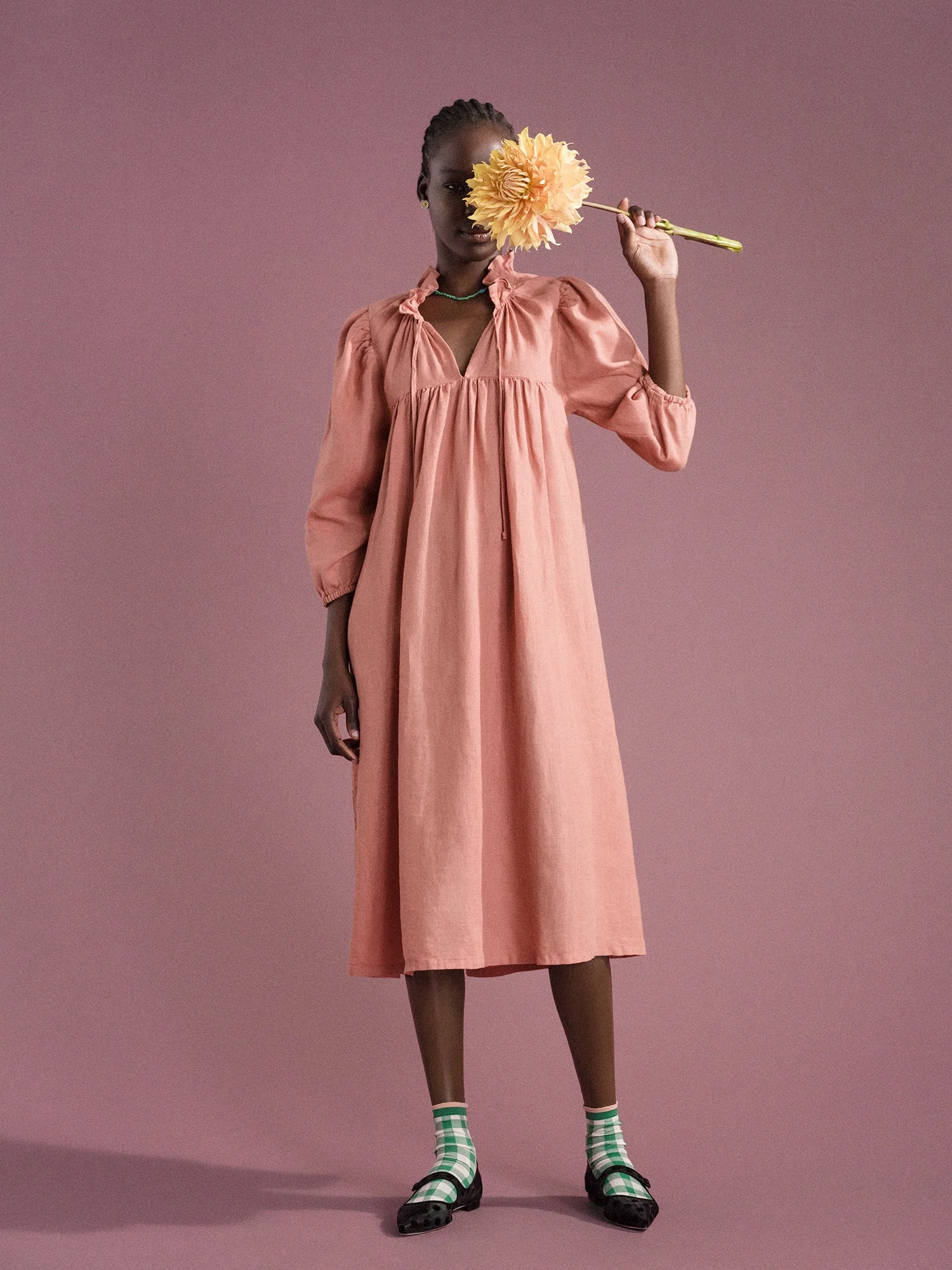 Lotus Dress - Terracotta - Image 3