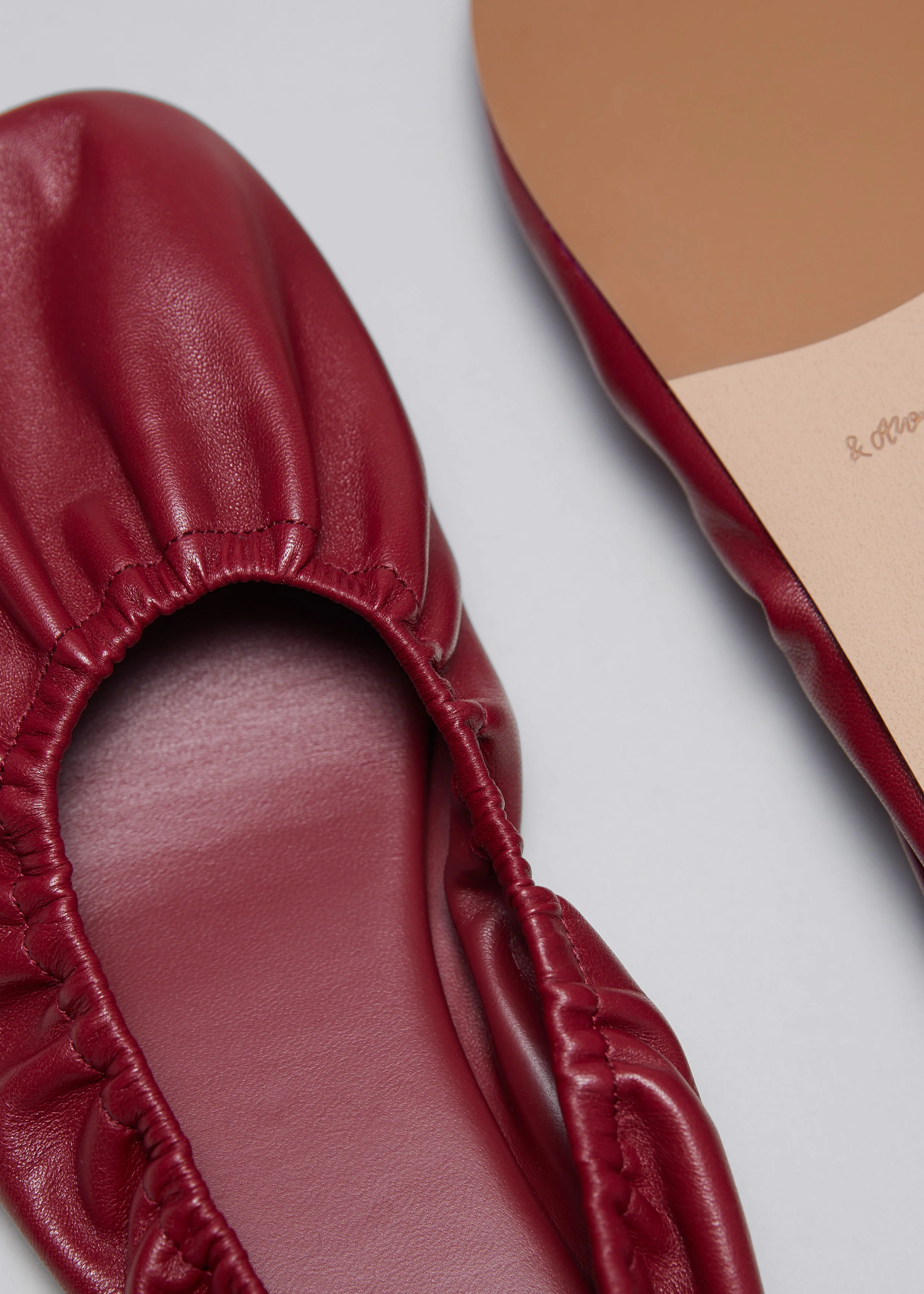 Luna Nappa Ballerina - Red - Image 2