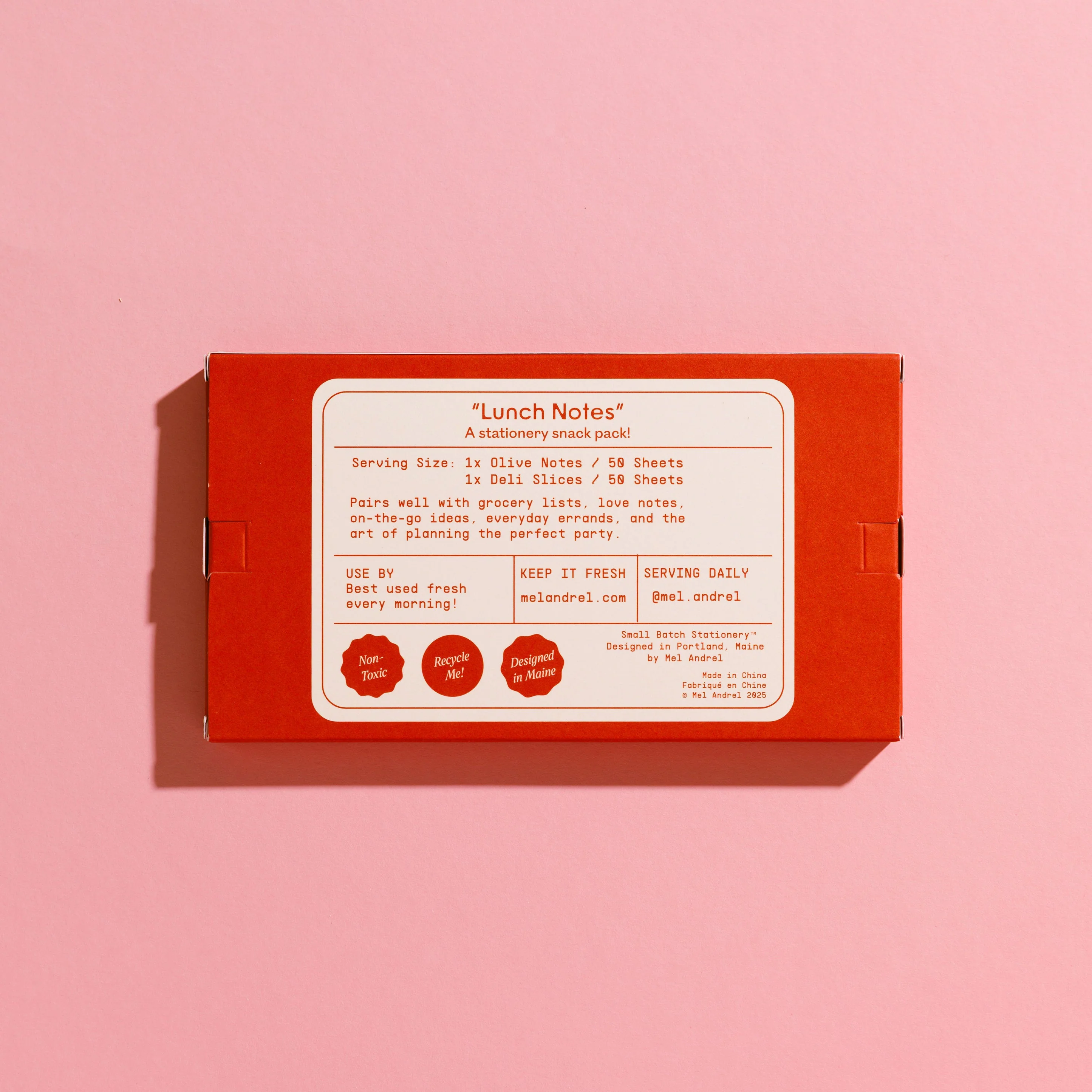 Lunch Notes - Deli & Olive Sticky Note 2 Pack - Image 2