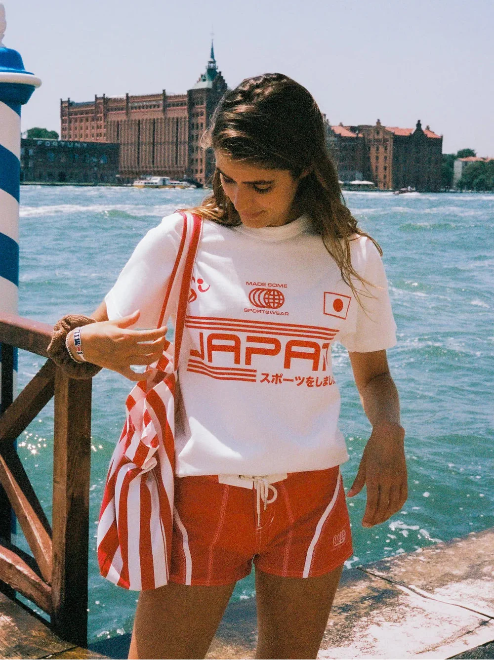 Made Some Short Shorts - Red/White - Image 4