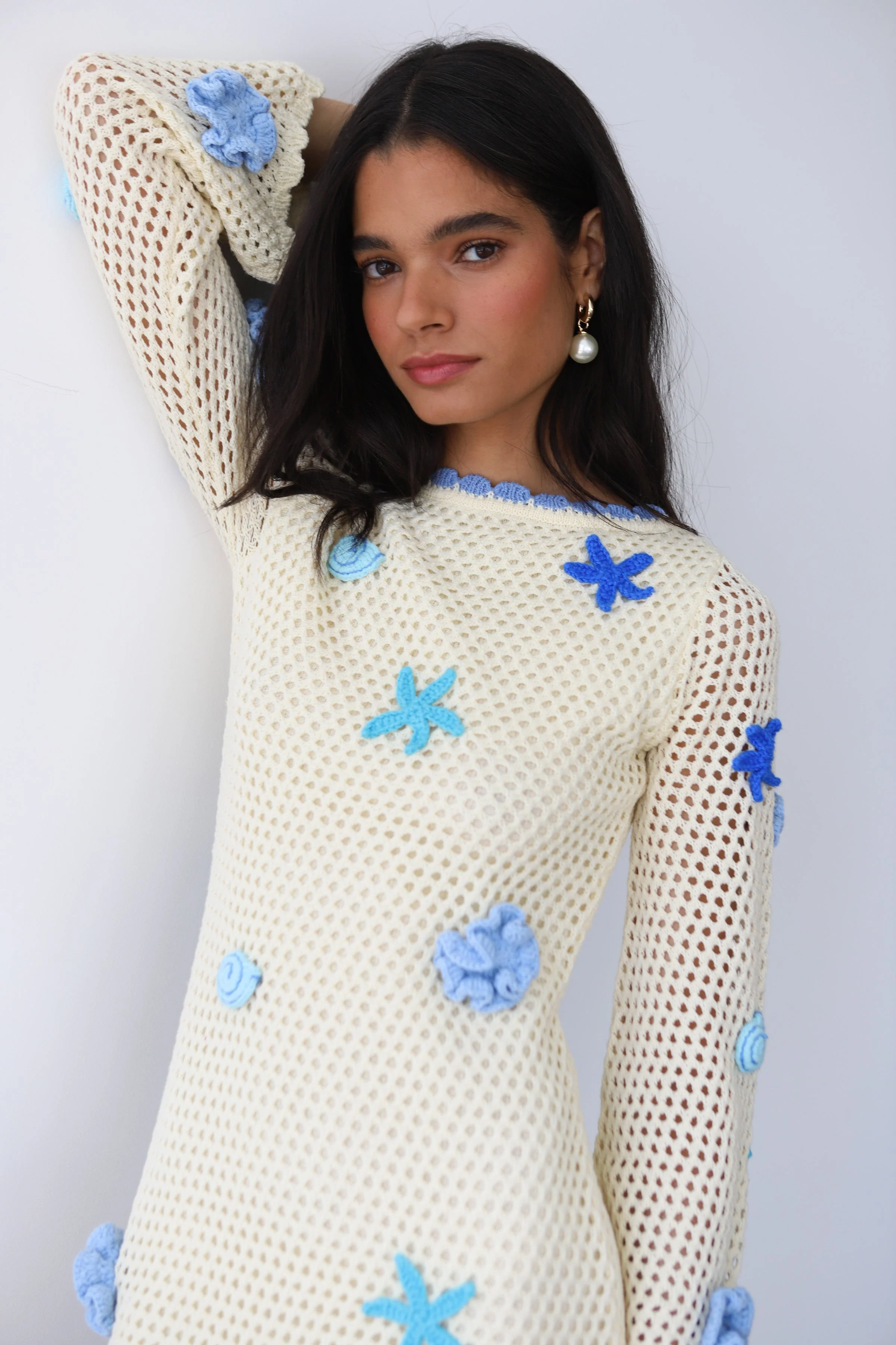 Mar Mini Dress - Capri Blue - Image 2