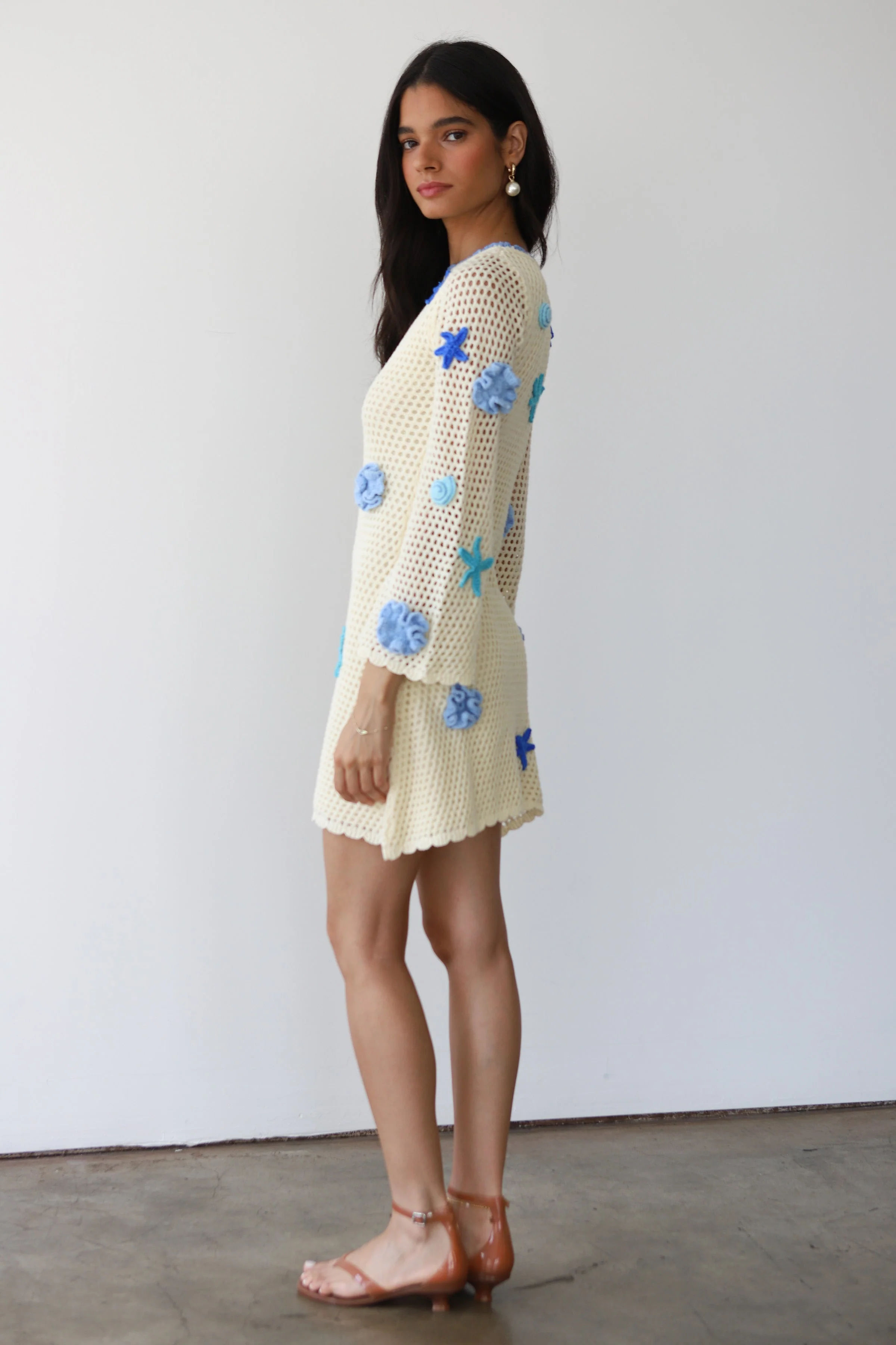 Mar Mini Dress - Capri Blue - Image 4