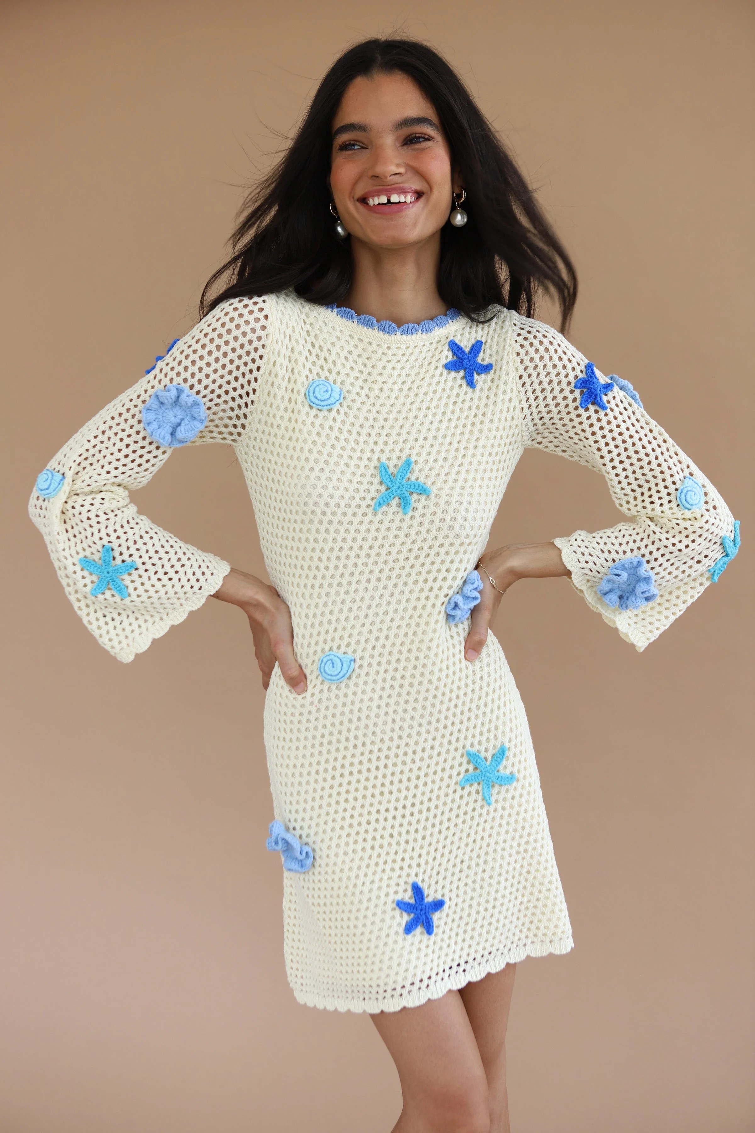 Mar Mini Dress - Capri Blue - Image 5