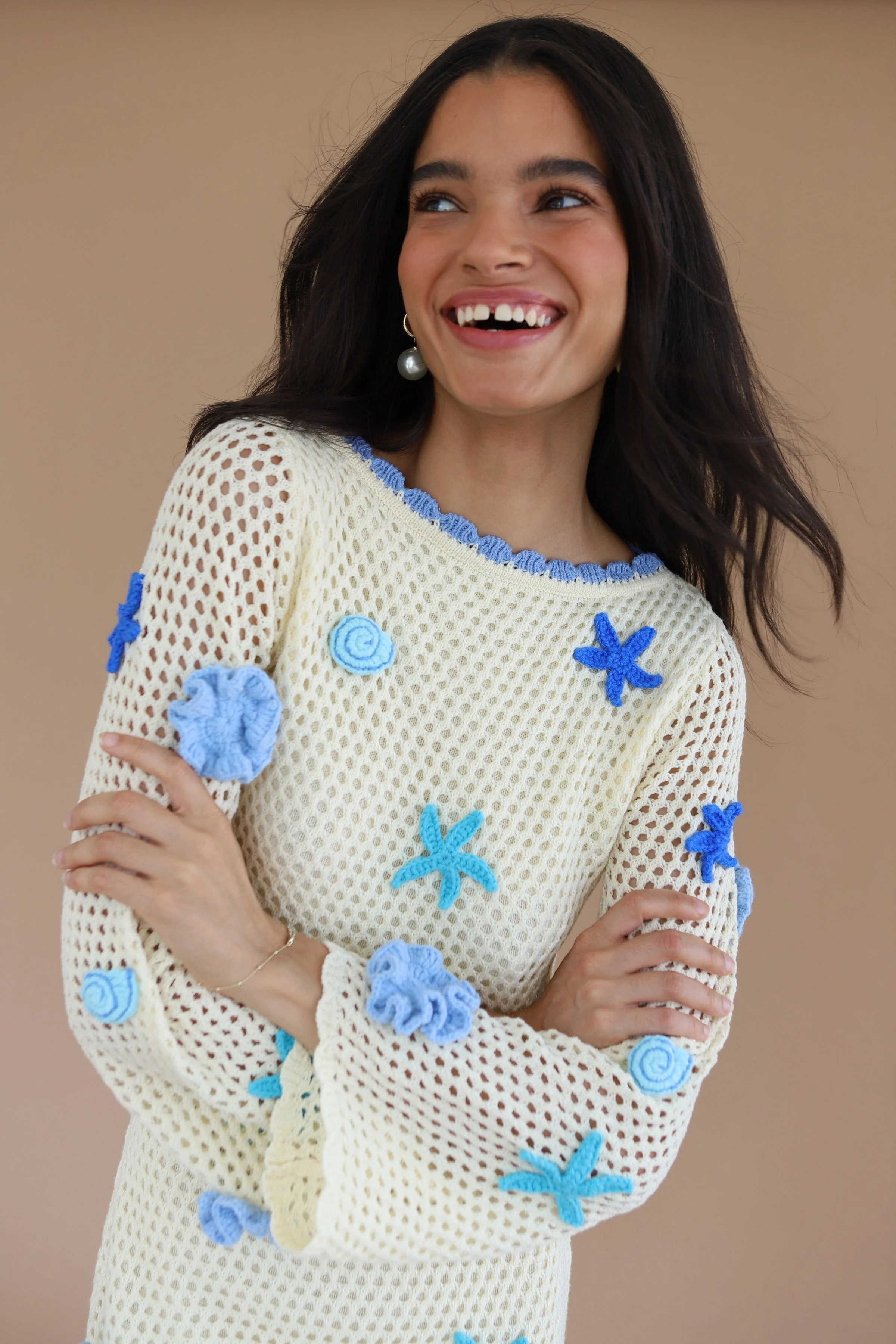 Mar Mini Dress - Capri Blue - Image 6