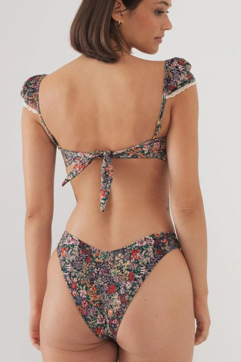 Mara Floral Lulu Bikini Bottom - Image 4