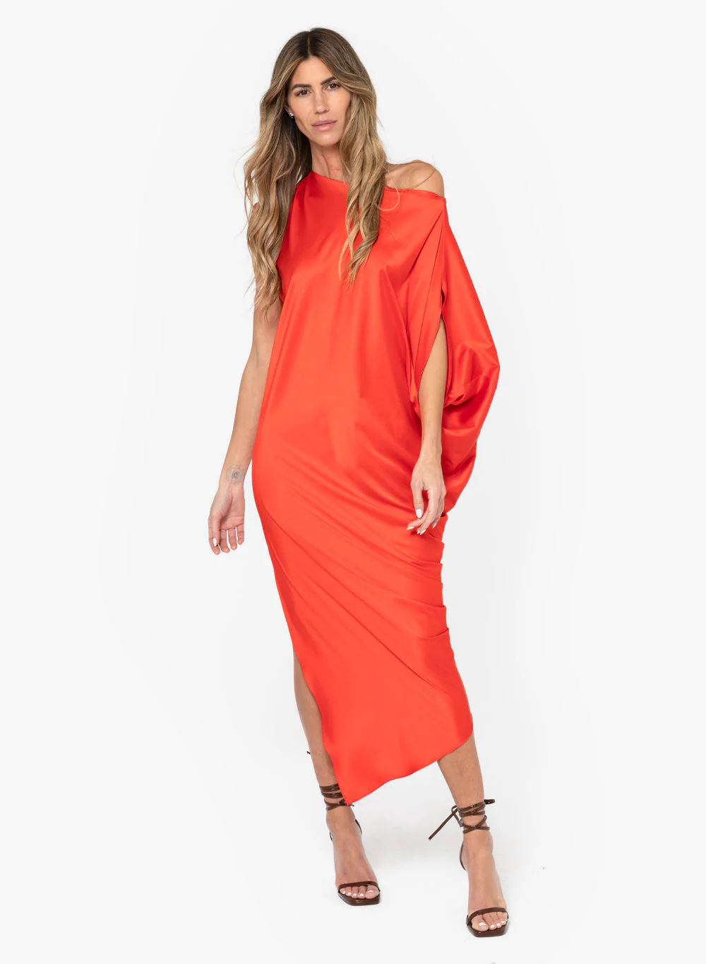Mariah Dress - Chili Red