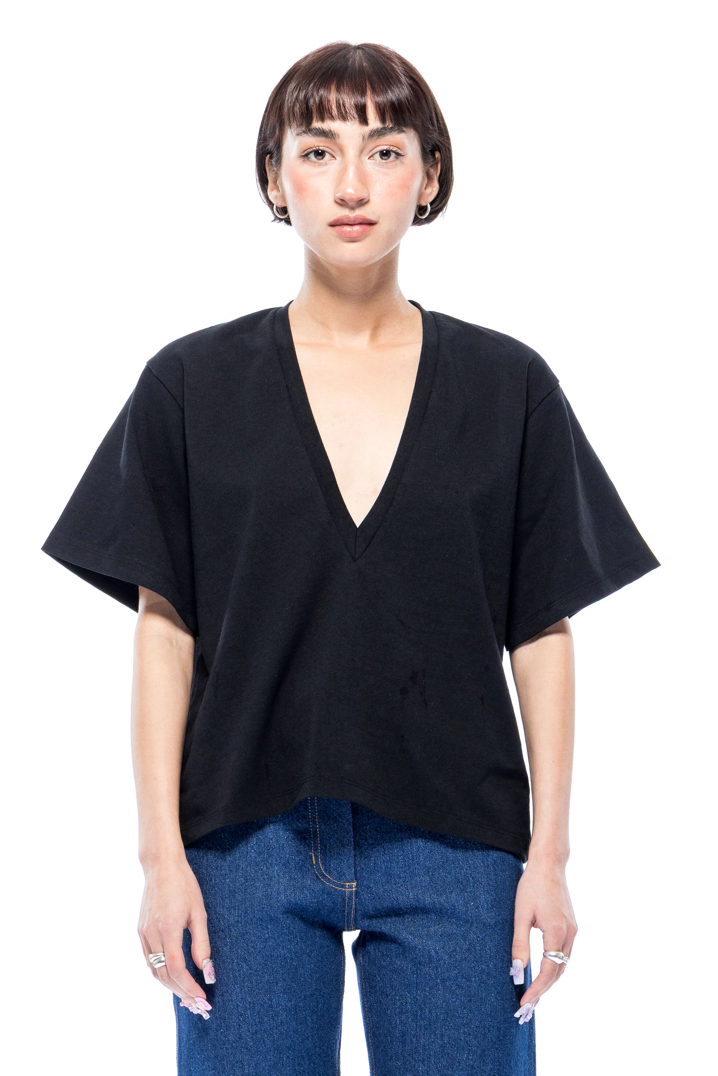 Mars Tee Cotton Jersey - Black
