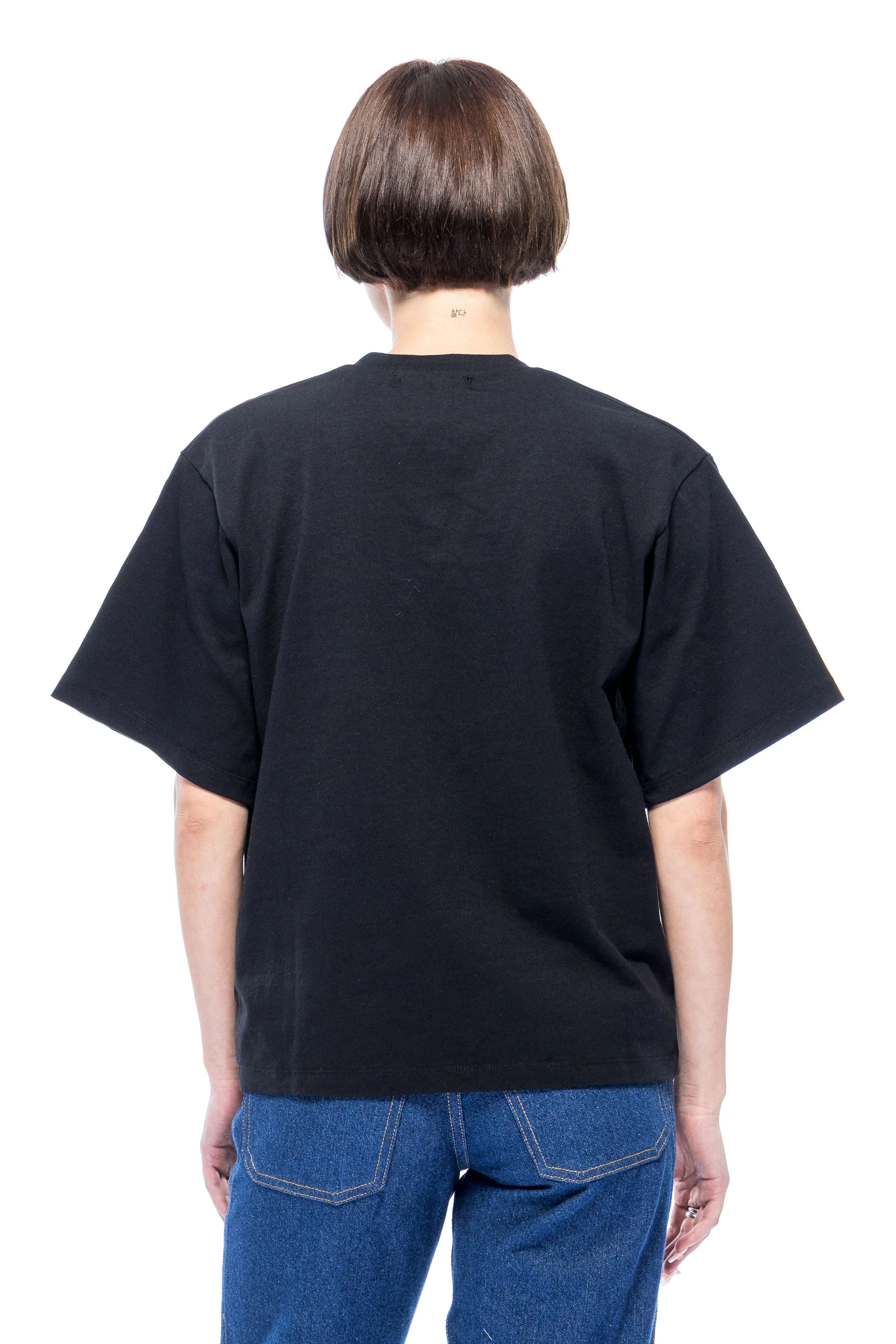 Mars Tee Cotton Jersey - Black - Image 2