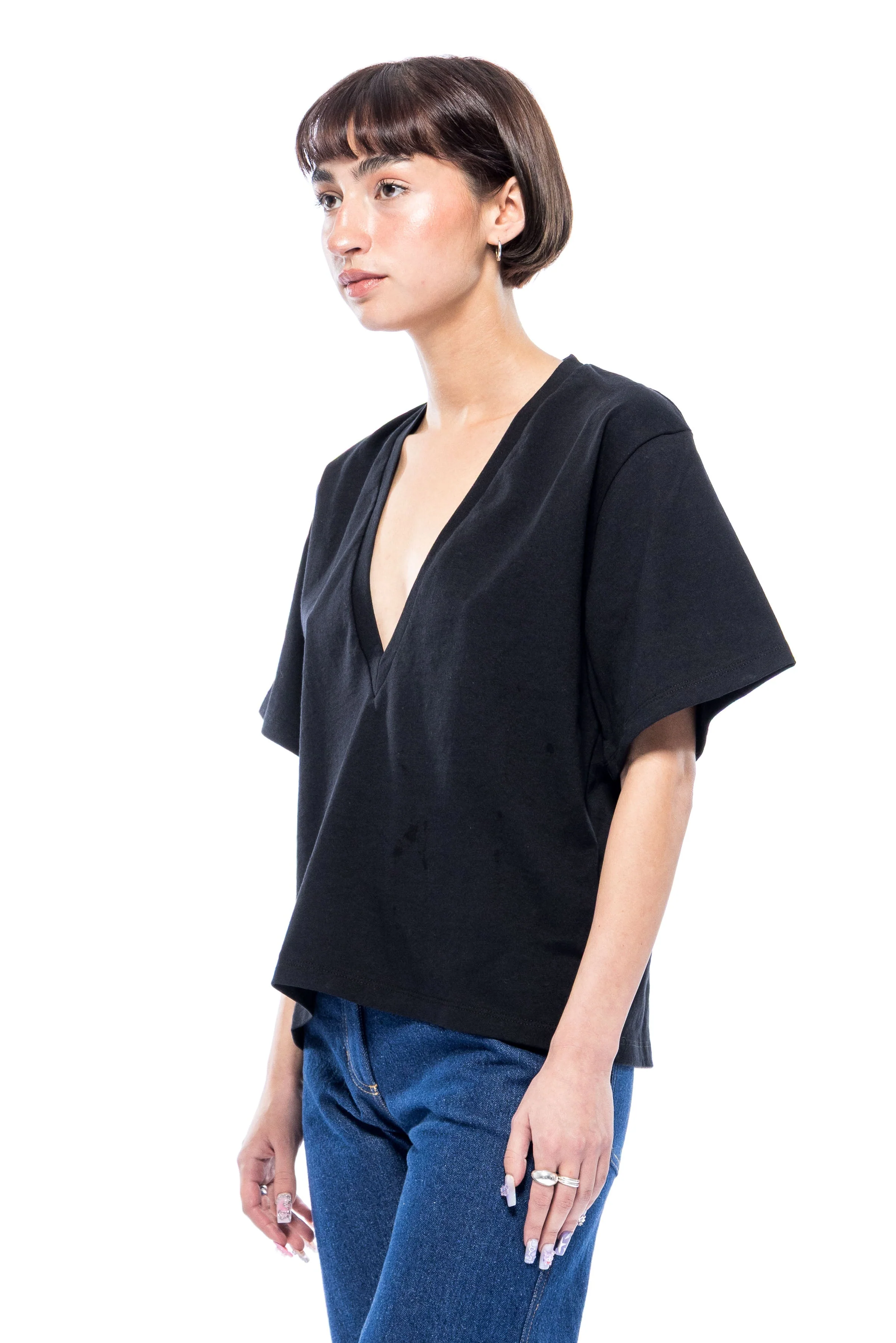 Mars Tee Cotton Jersey - Black - Image 4