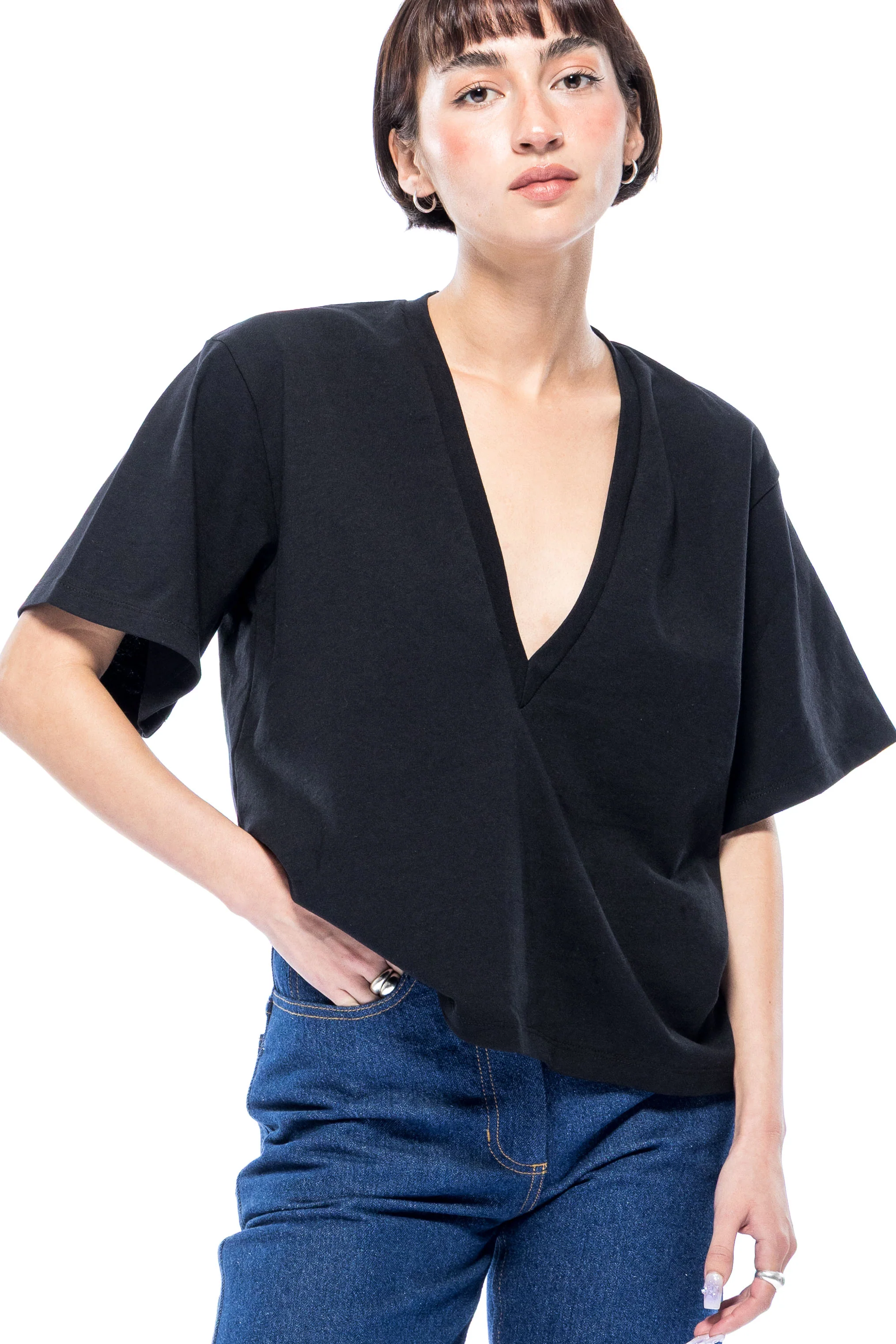 Mars Tee Cotton Jersey - Black - Image 5