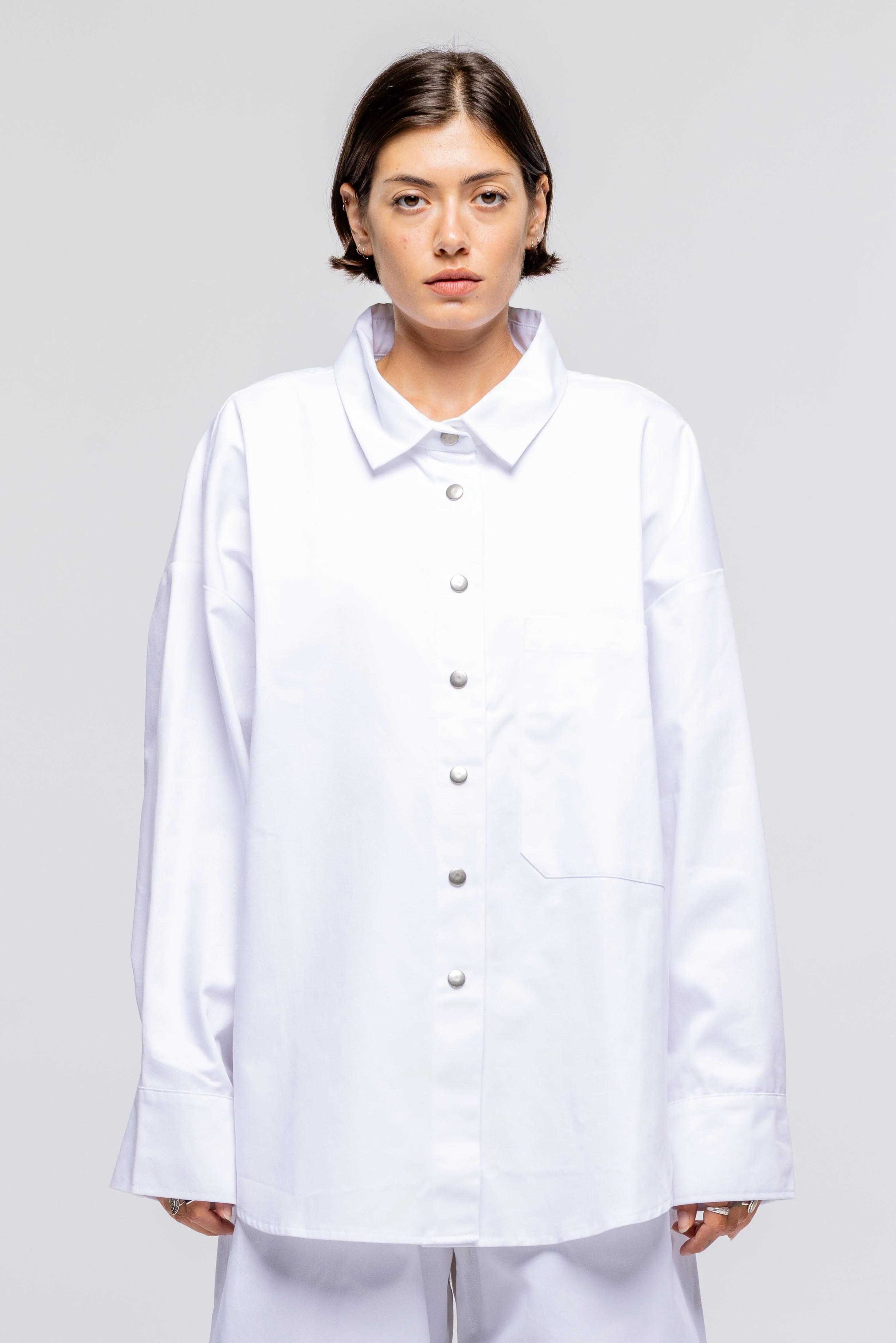 Martin Shirt Jacket White