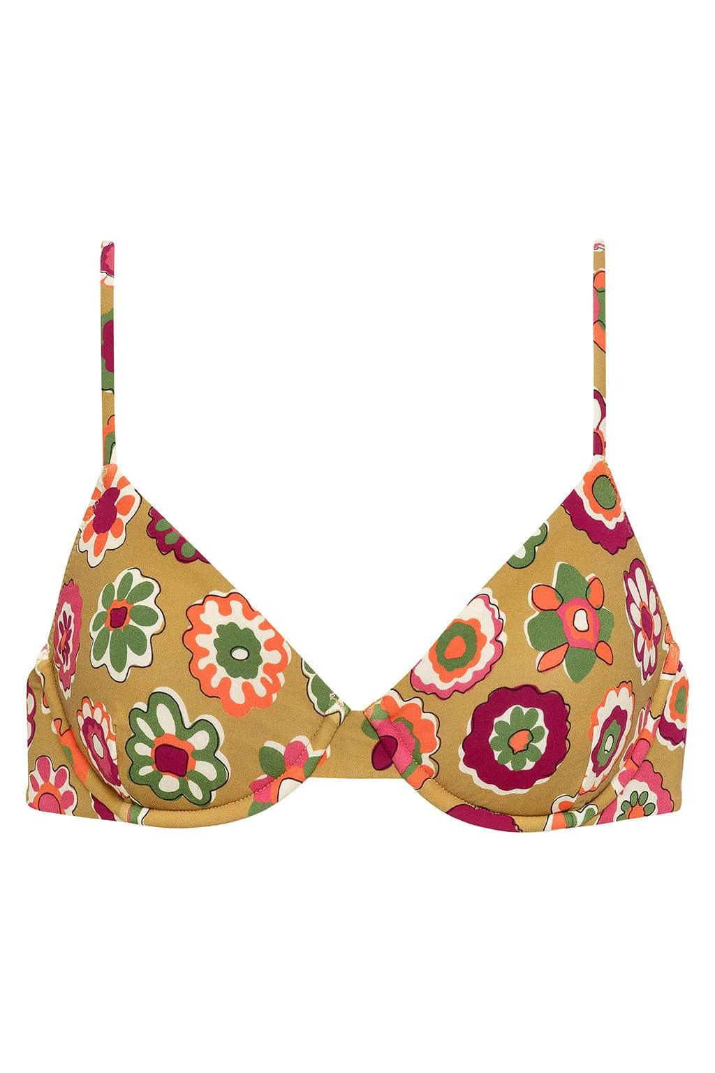 Mazzy Floral Dainty Bikini Top - Image 2