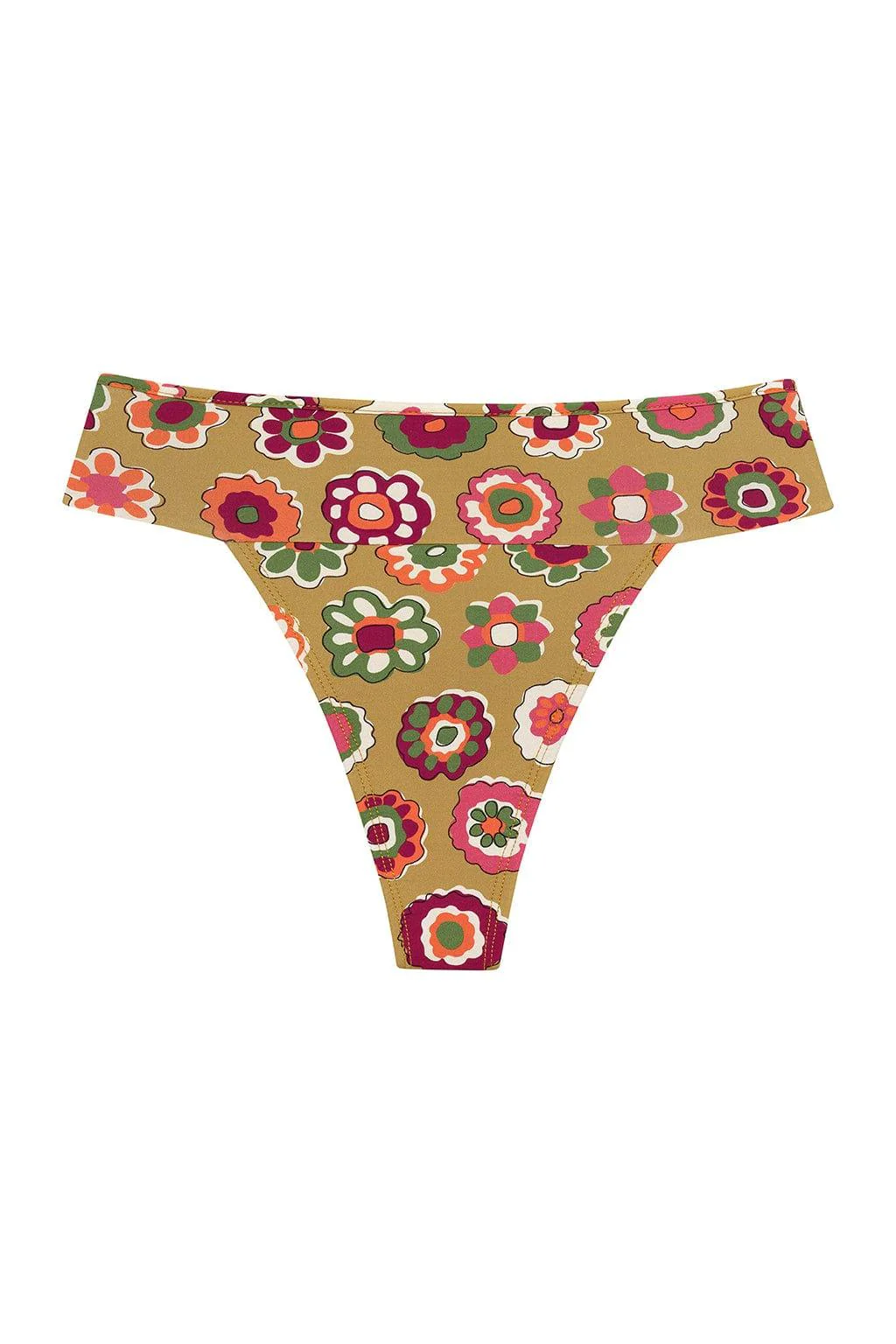 Mazzy Floral Tamarindo Binded Bikini Bottom - Image 2