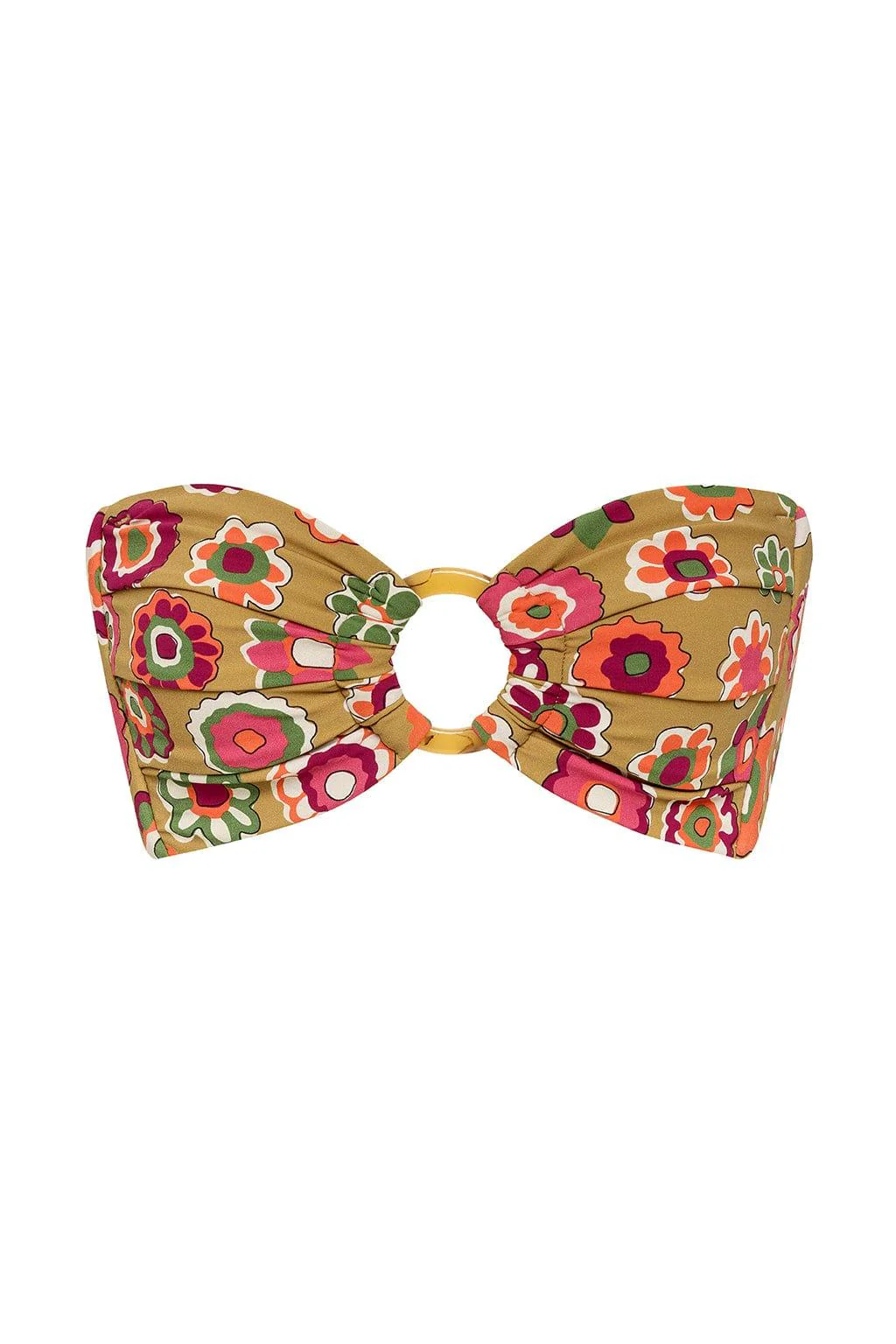 Mazzy Floral Tori Ties Bandeau Bikini Top - Image 2