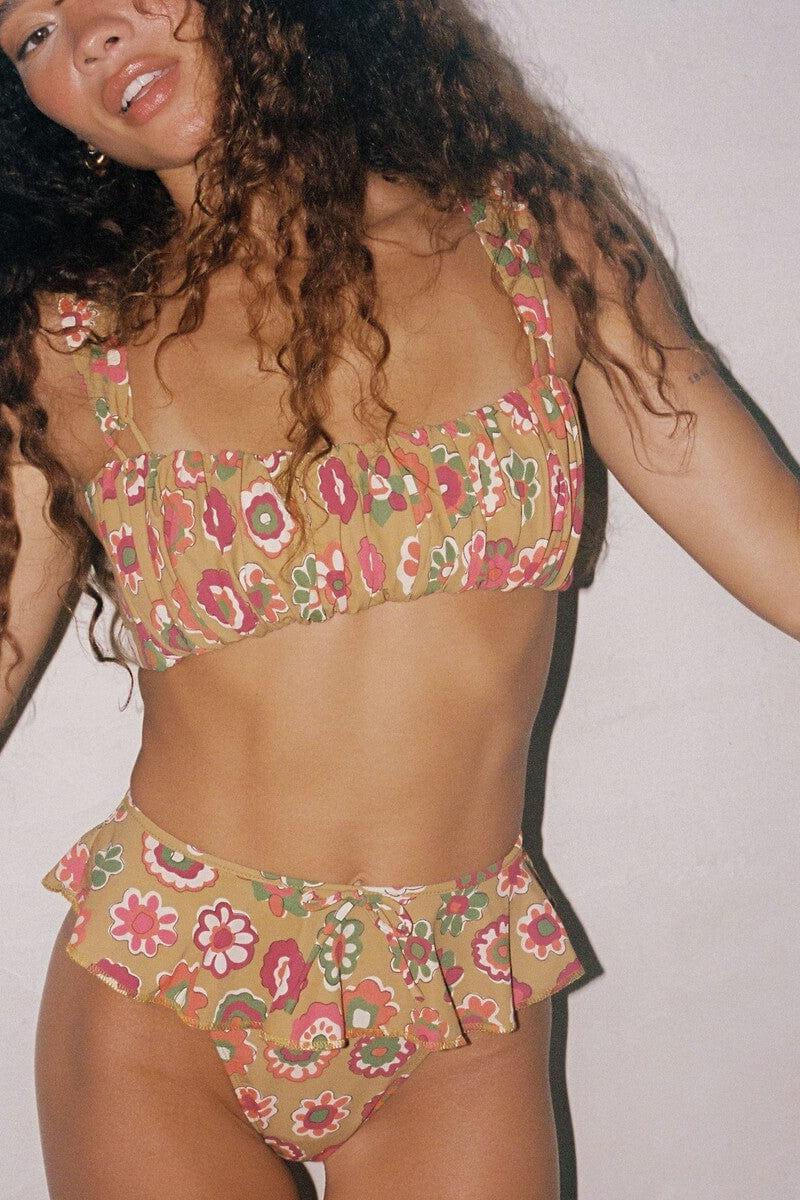 Mazzy Floral Victoria Bikini Top - Image 3