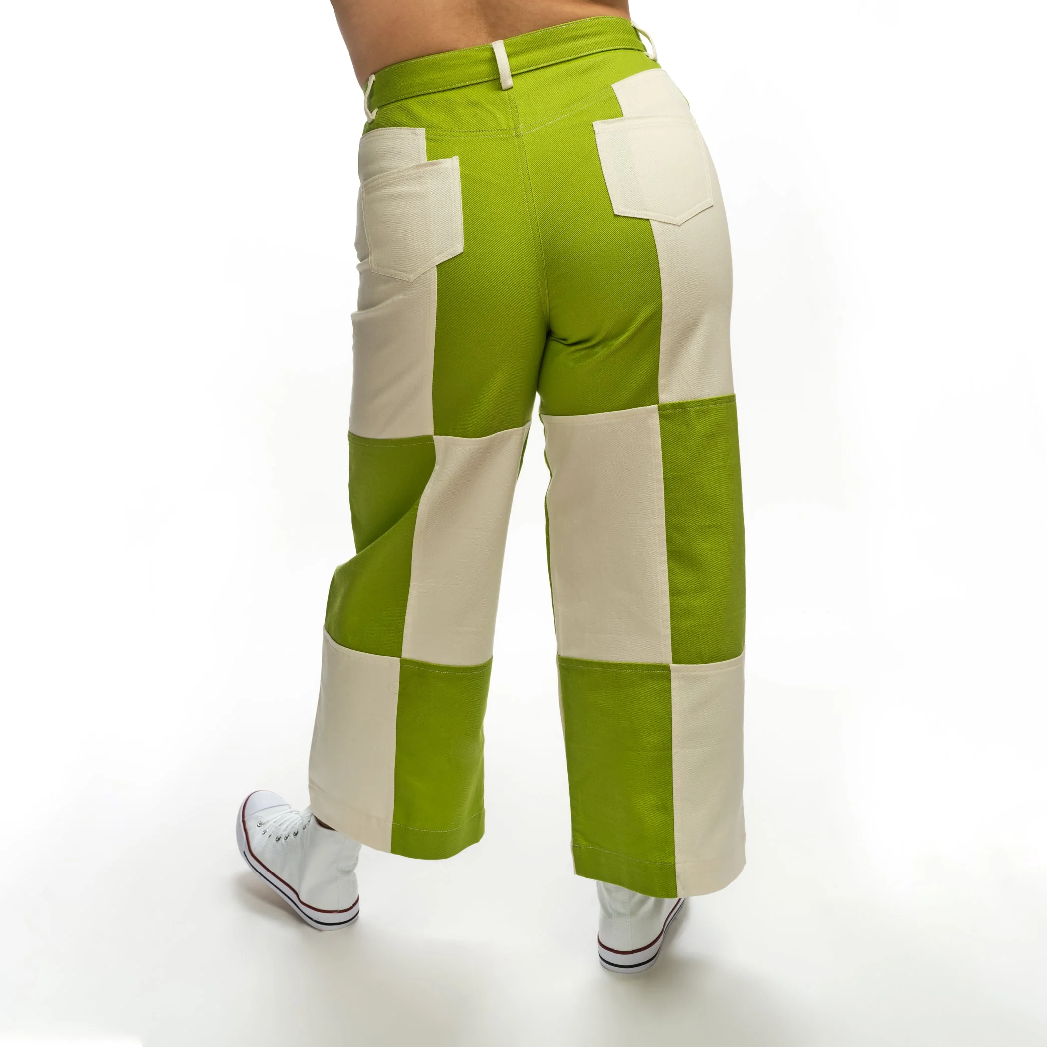 Mccoy Pants - Lime/Ivory - Image 2